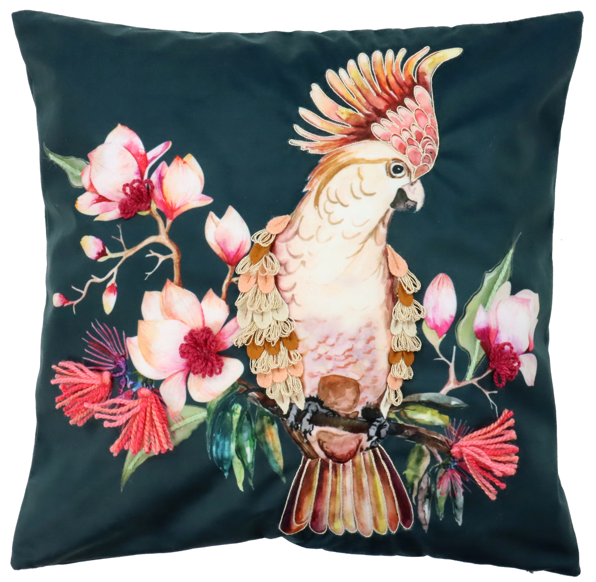 1044 ALMOHADA  PARROT 45X45
