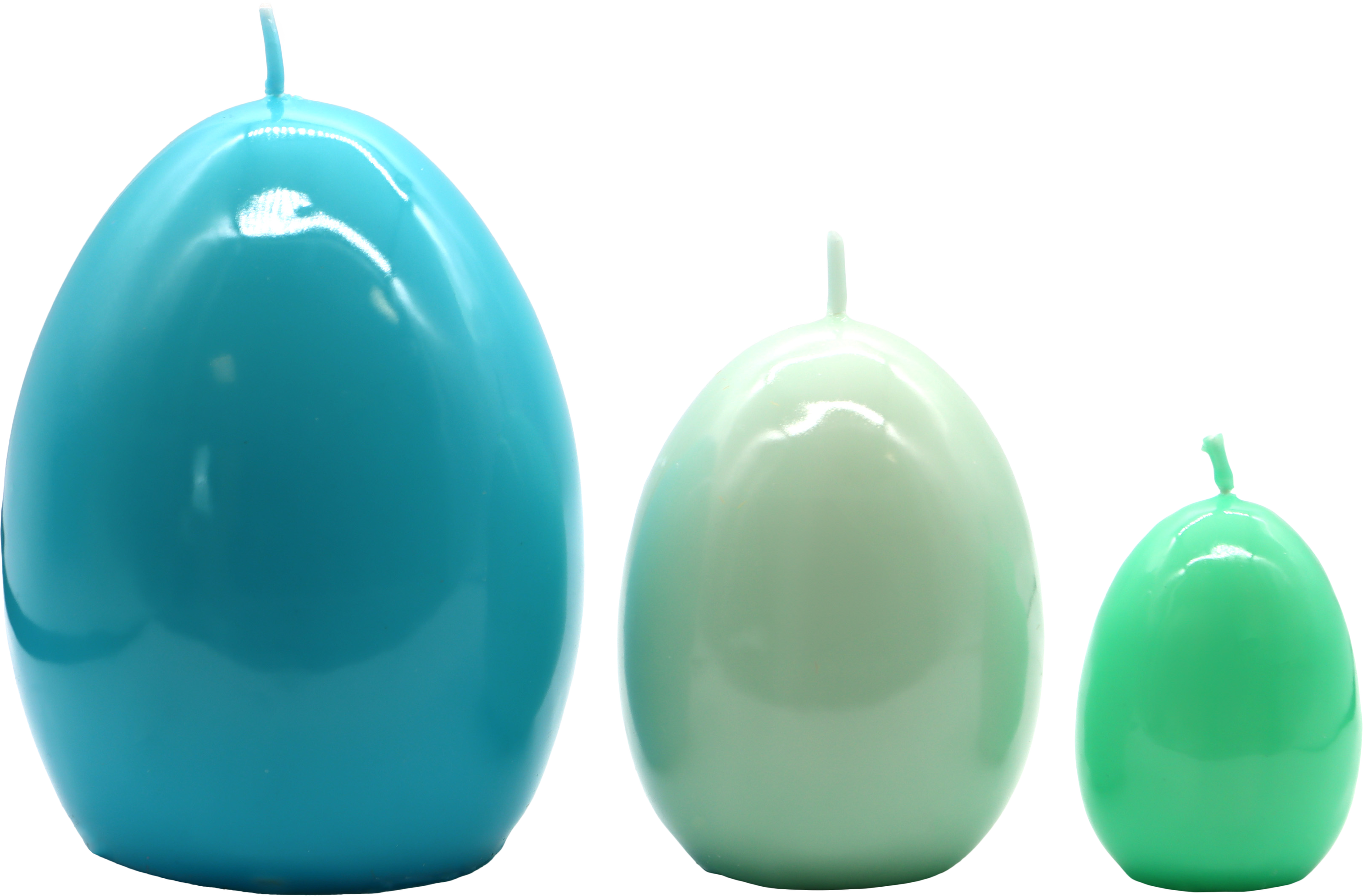 1256 EGGCANDLES GLOSSYS GLOW  S/3