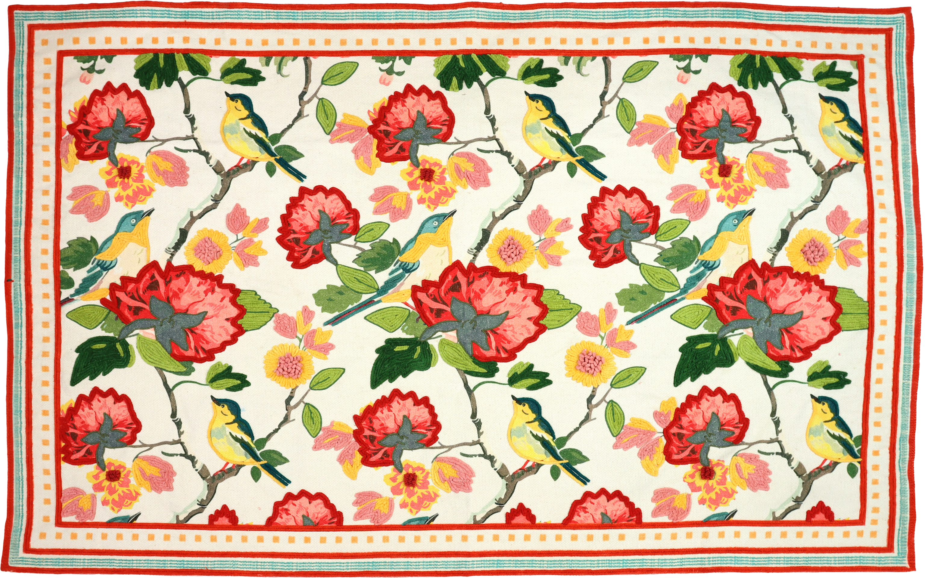 1396 TAPIS SONGBIRD GARDEN