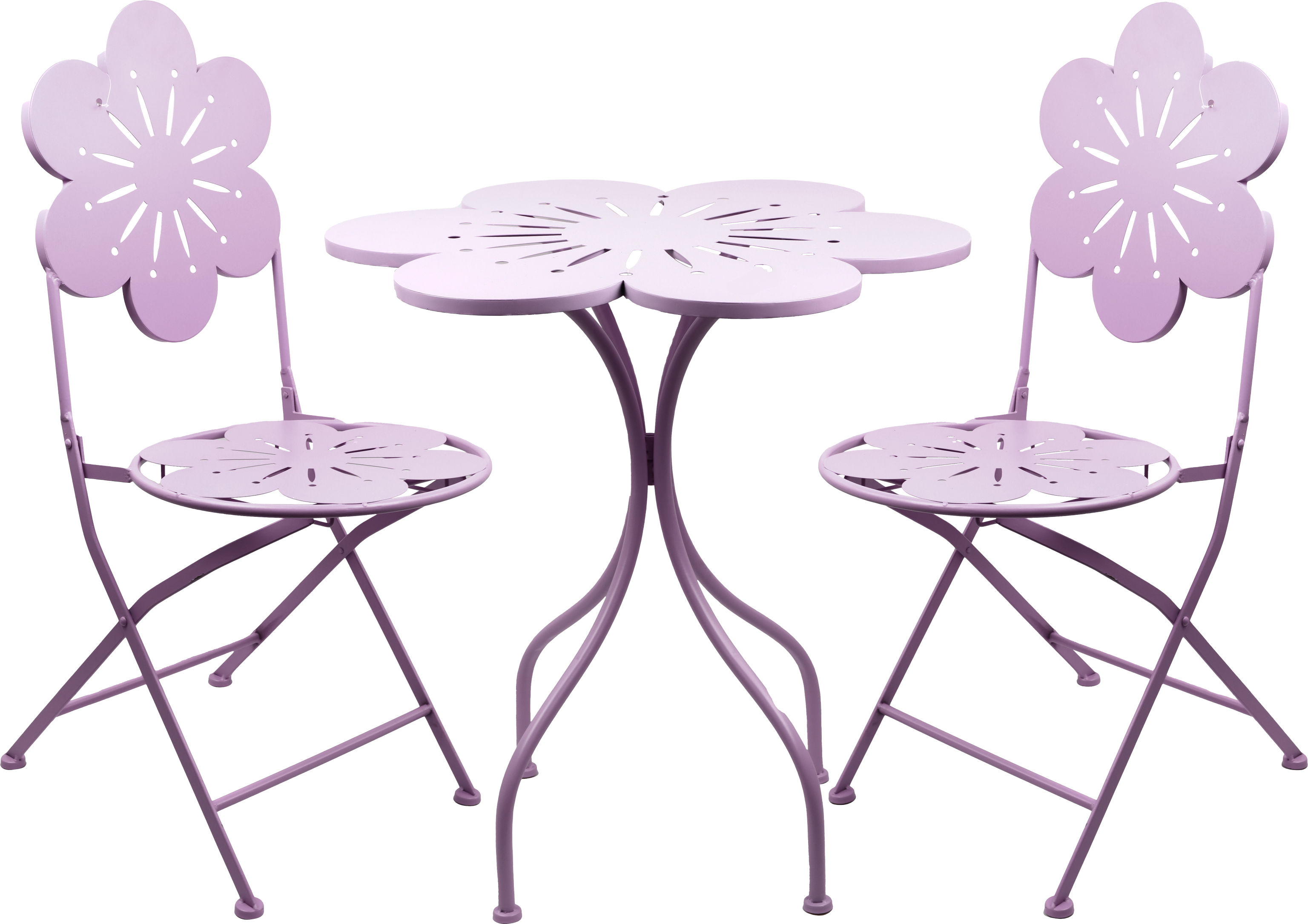 1435 TABLE ET CHAISES BLOSSOM  3P