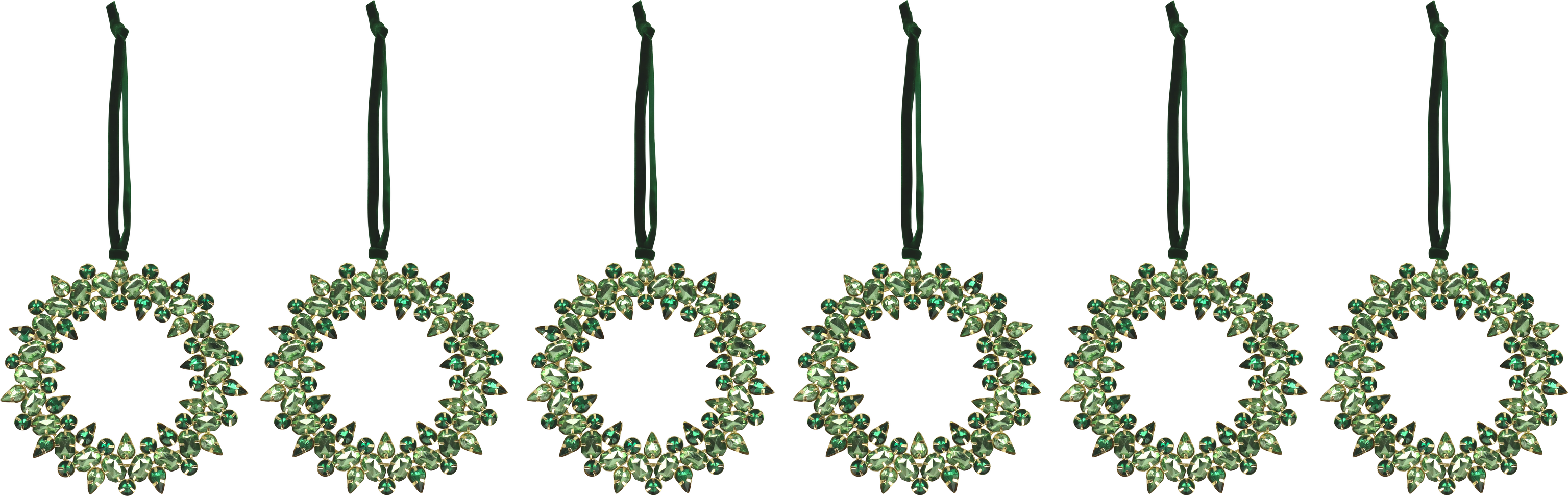 1535 COLGANTES DE CRISTAL KRANZ  S/6