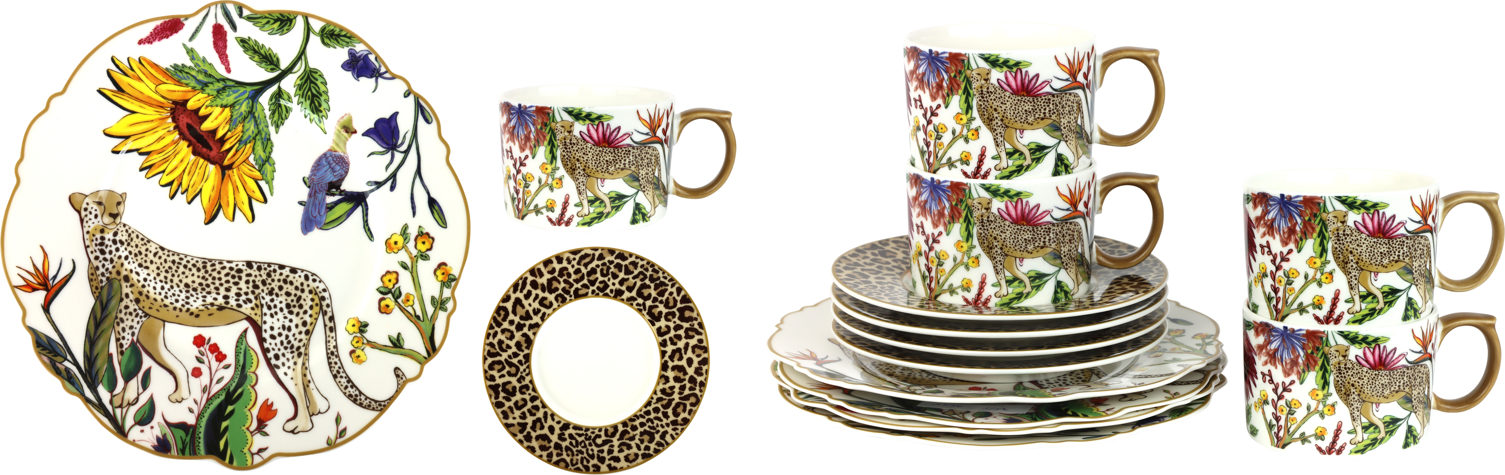 1536 SERVICE À CAFÉ SAVANNAH BLOOM  12P