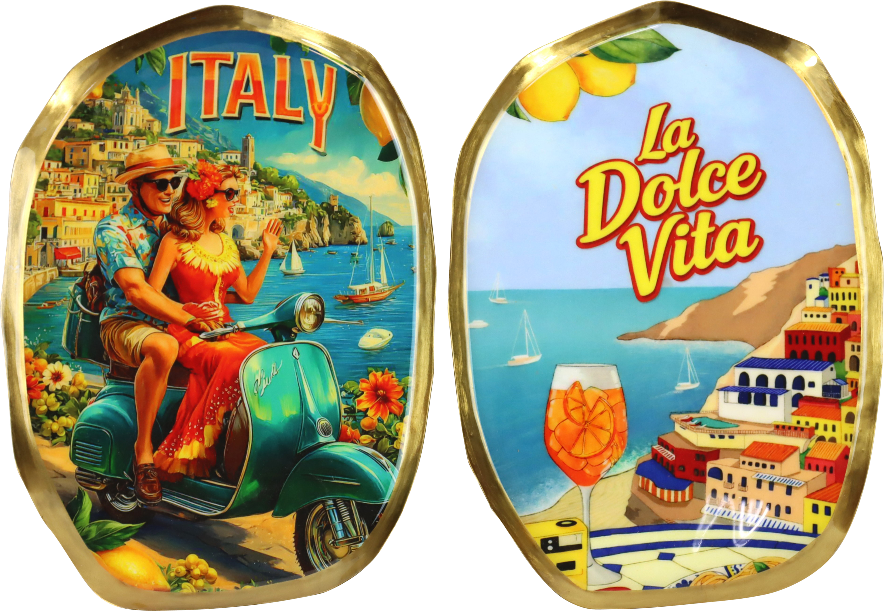 1566 VASSOI LA  DOLCE VITA  2PZ