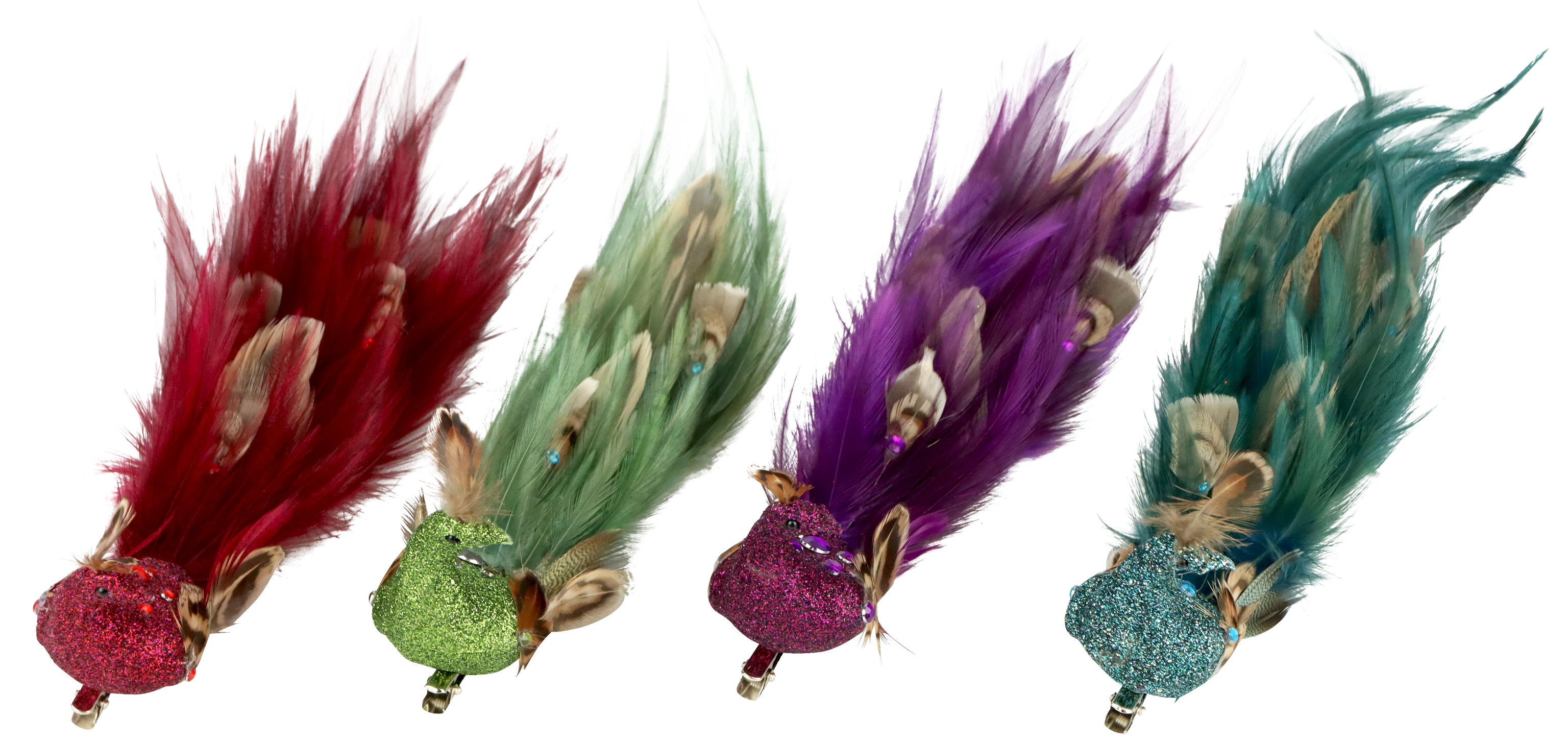 1695 CAMBRES D'ORNEMENT PEACOCK  4P