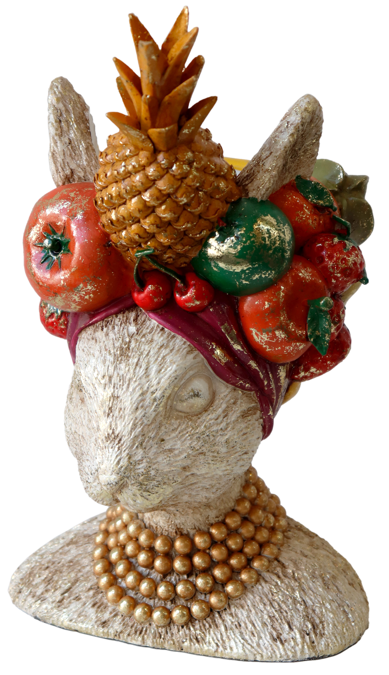 1864 VASE D'OBJET BOHEMIAN RABBIT