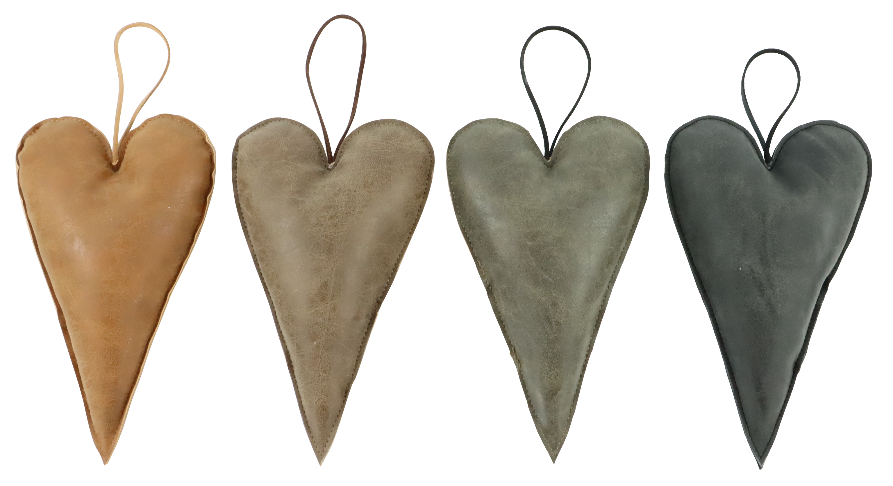 1939 COLGANTES EN CUERO HERZ  S/4