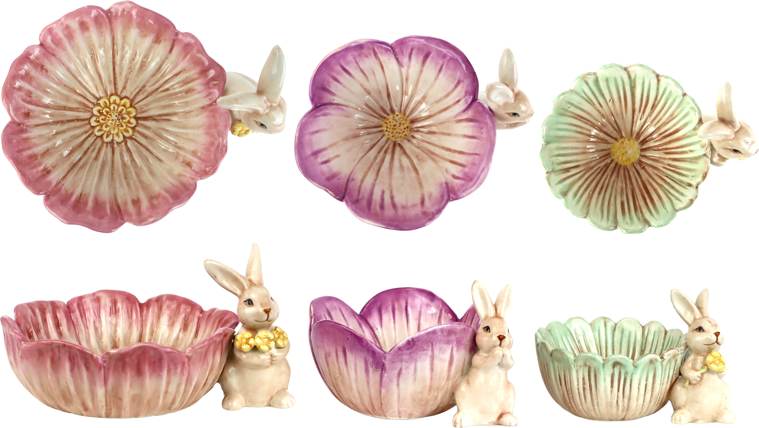 1992 CUENCOS CON FLORES BLUMENHASE  S/3