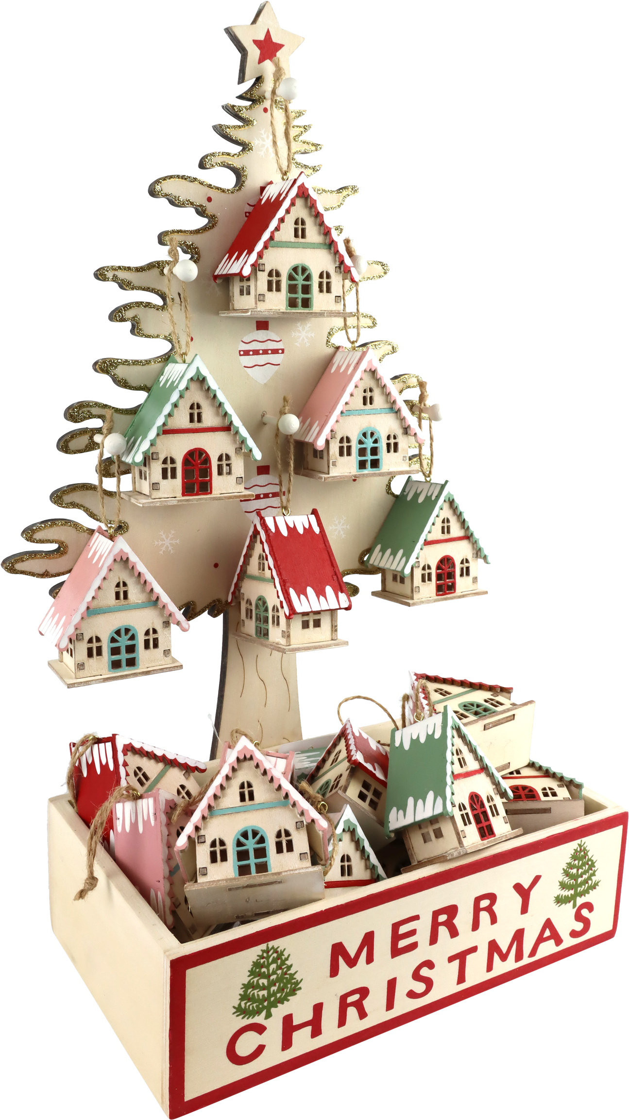 2058 DISPLAY D'ARBRE HOUSES  19P