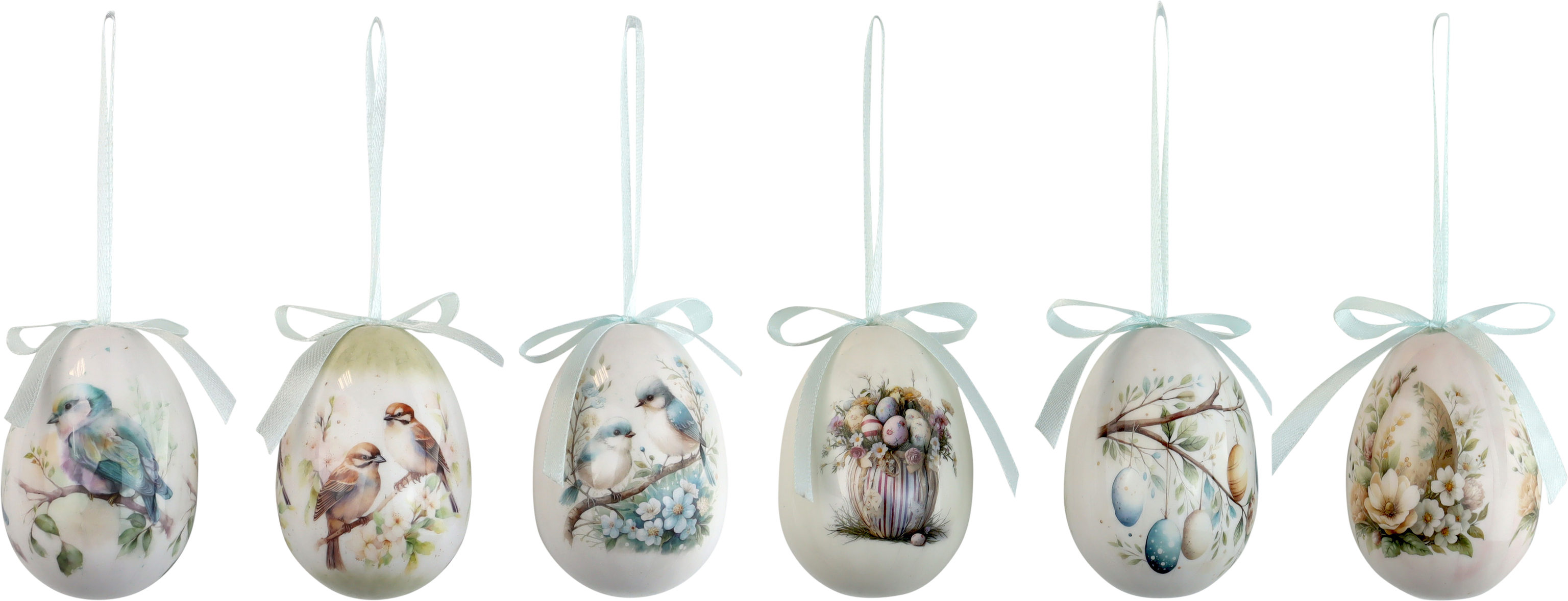 2094 ORNAMENTS NOSTALGIC FLOW   S/6