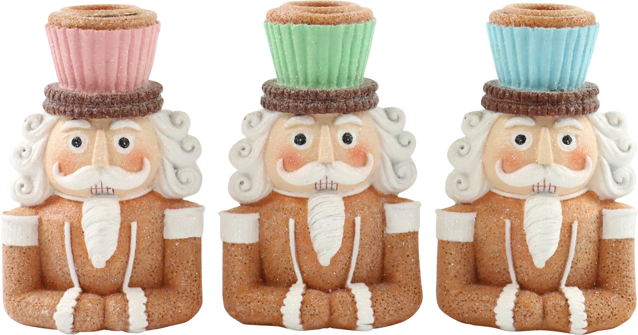 2137 CANDLEHOLDER GINGERWOOD  S/3