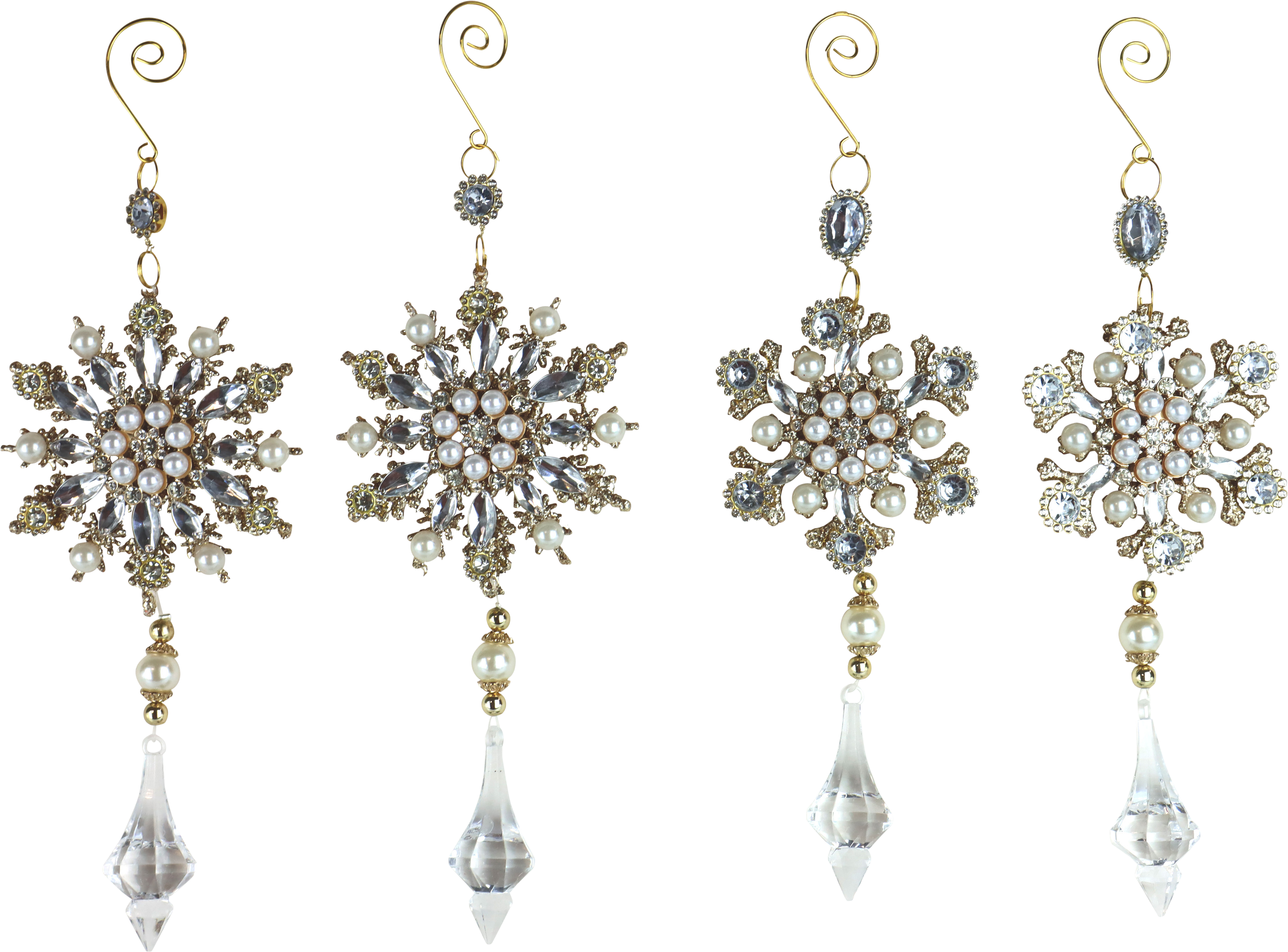 2304 PENDENTIF ROCOCO RADIENCE  4P