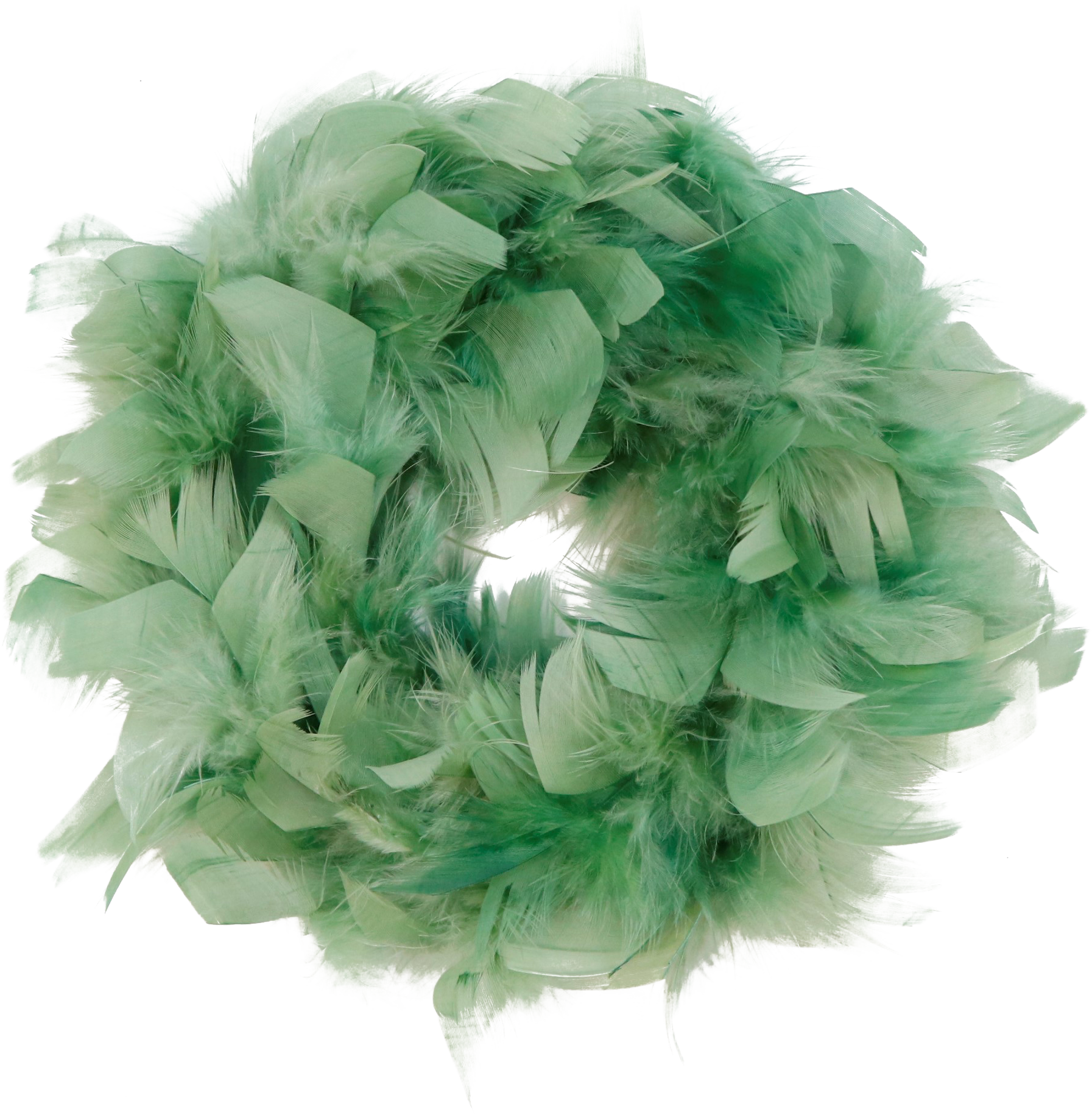 2352 COURONNE DE PLUMES MINTGRÜN