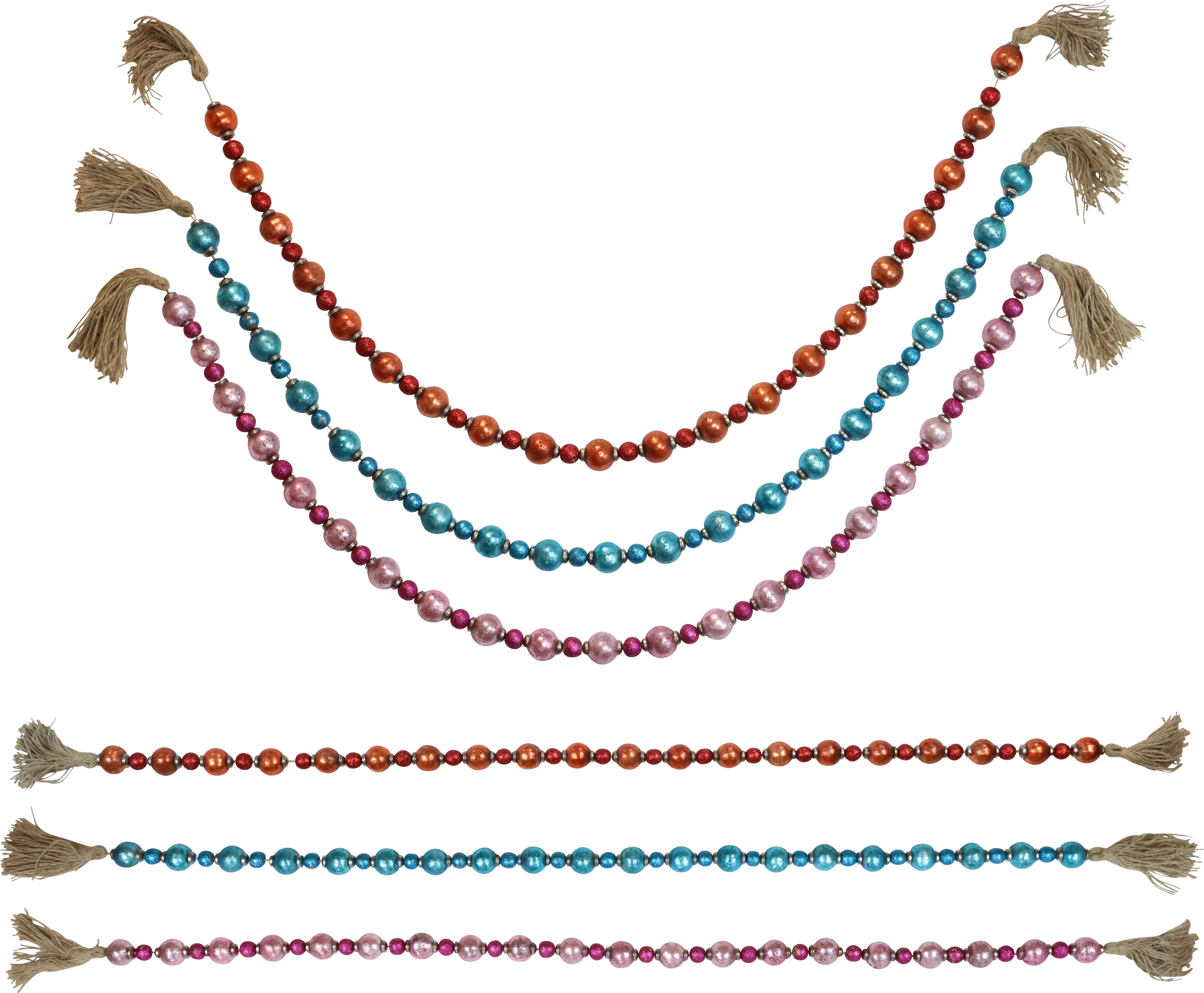 2554 GUIRLANDES DE BOULES CARNIVAL  3P