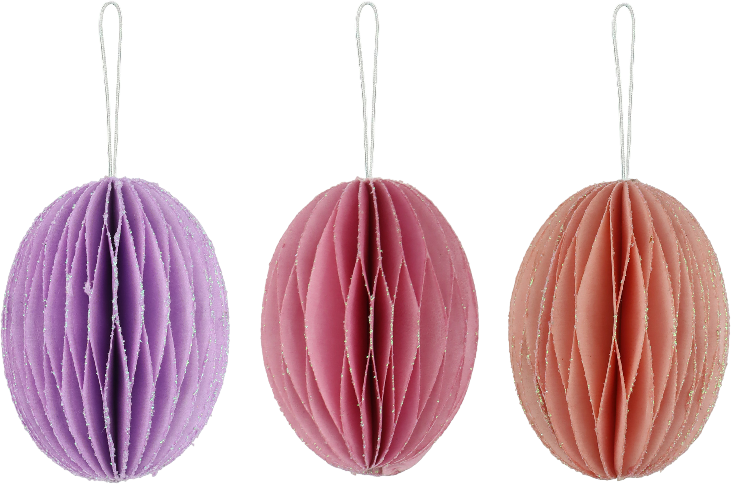 2690 PENDANTS OEUF  HONEYCOMB  3P