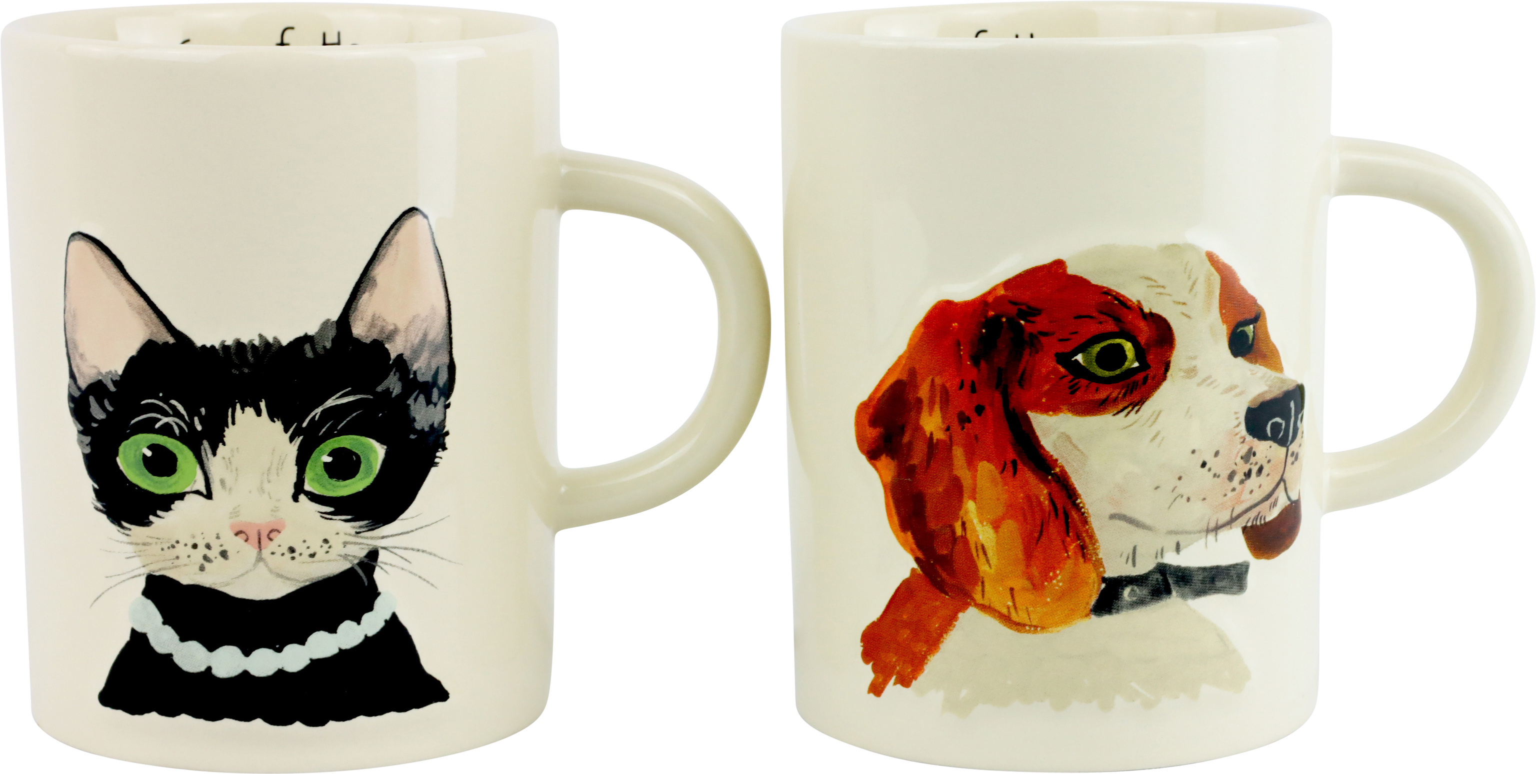 2804 Tasses MME MIAU&MONSIEUR WUFF  2P