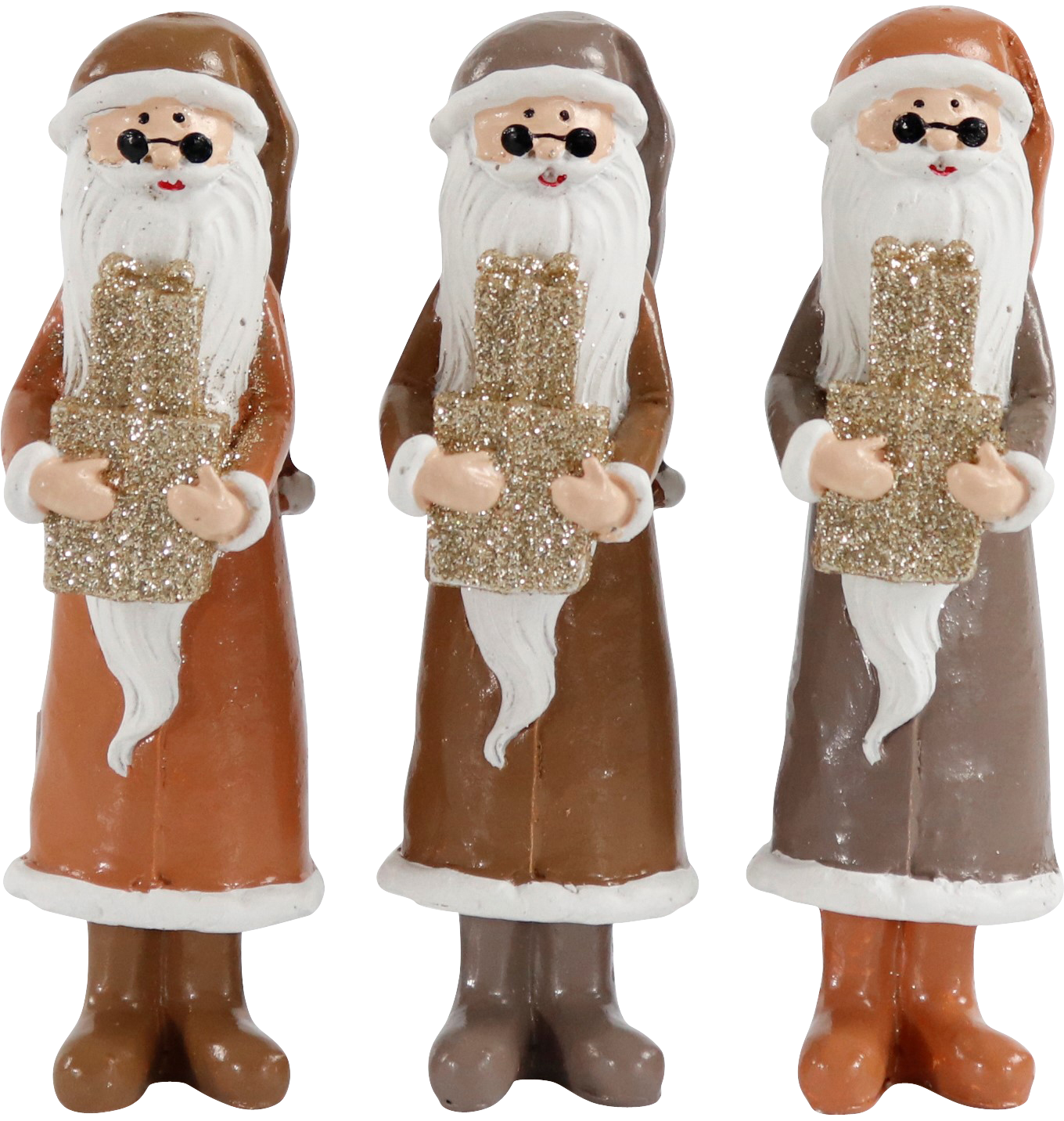 2942 FIGURINES  COOL SANTA  3P