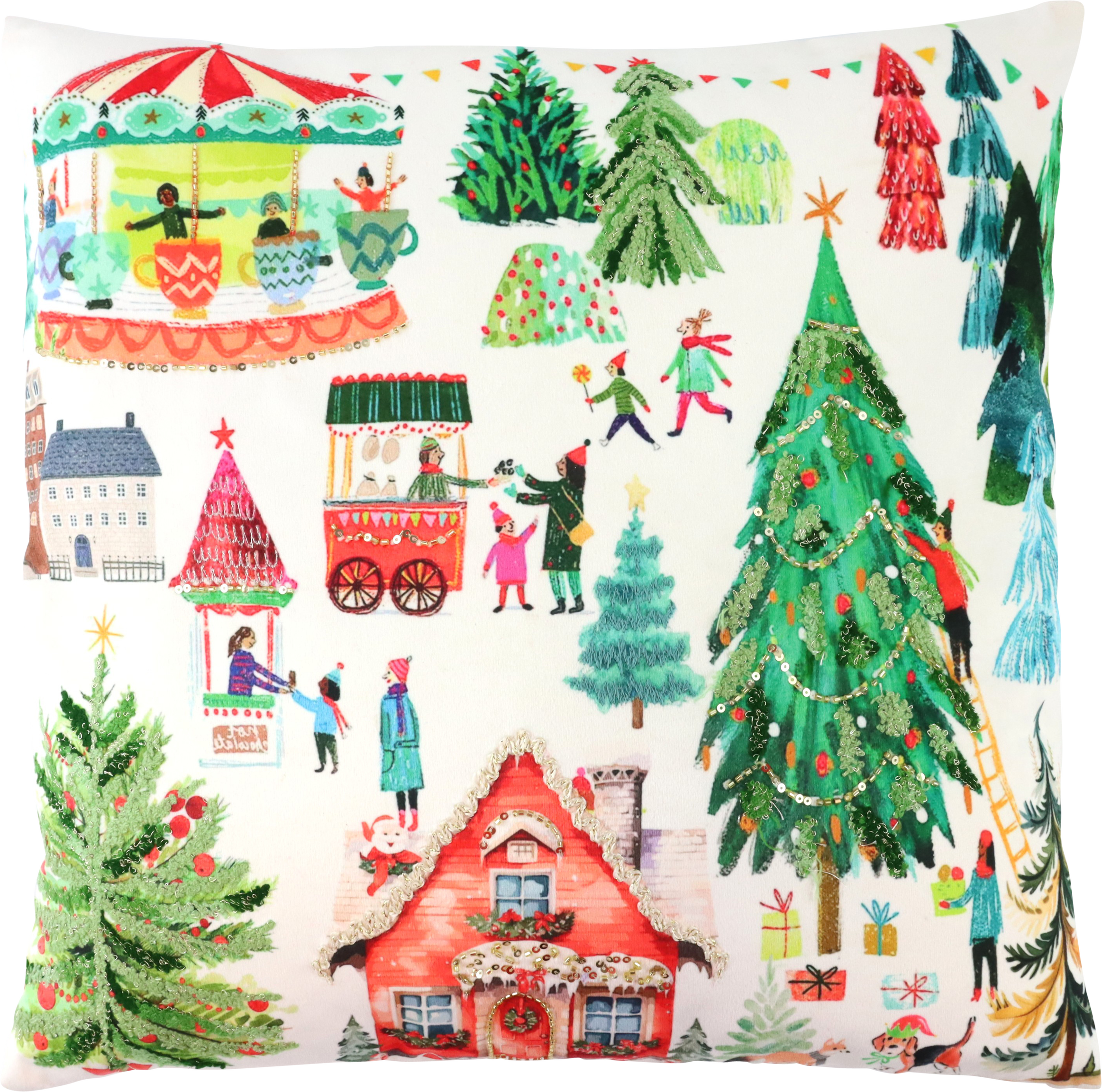 3168 CUSHIONCOVER NOEL VILLE 45X45