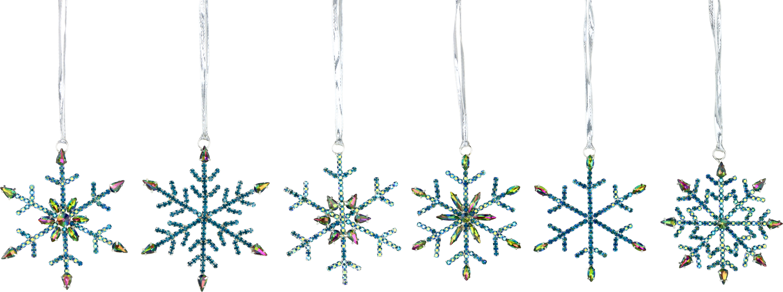 3579 CRISTAUX DE GLACE« SKY BLUE » 6P