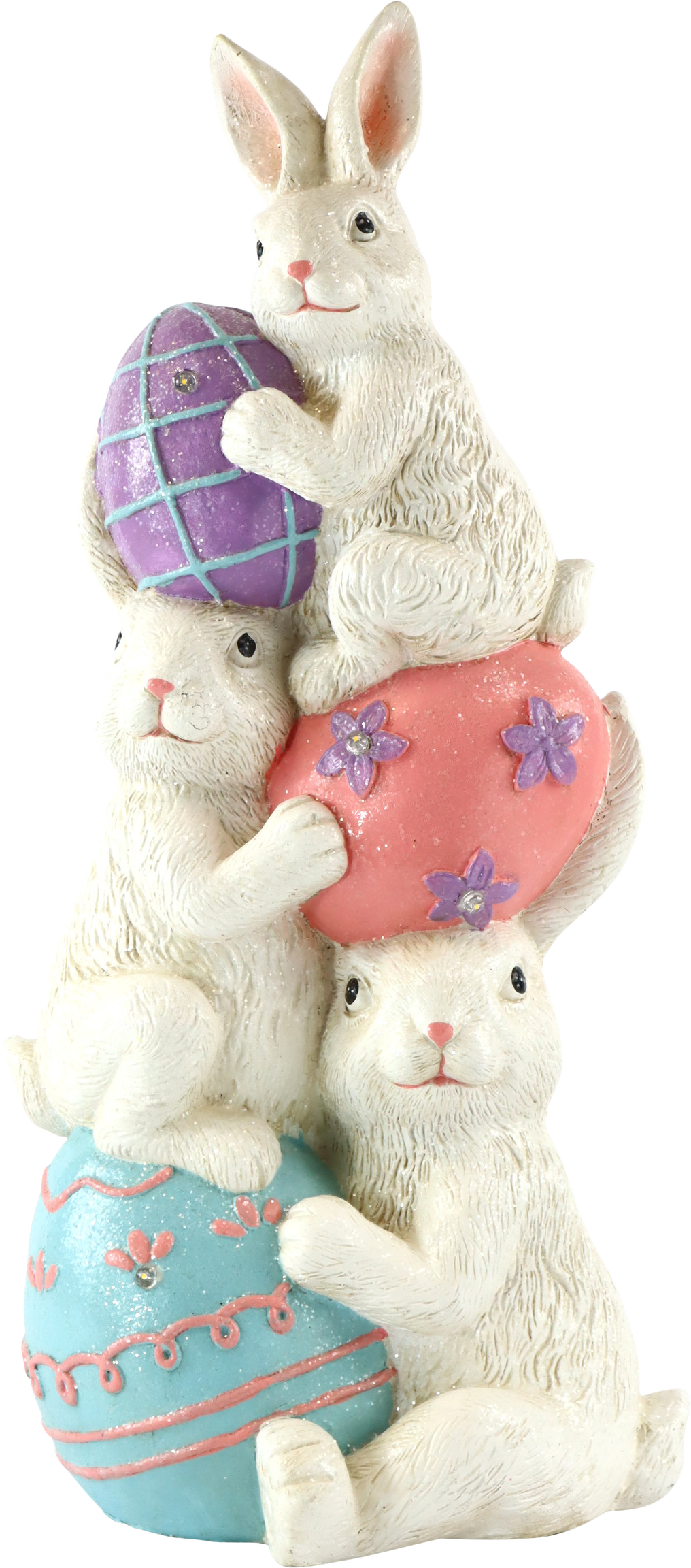 3713 LED-PYRAMIDE BUNNY MÉLANGE