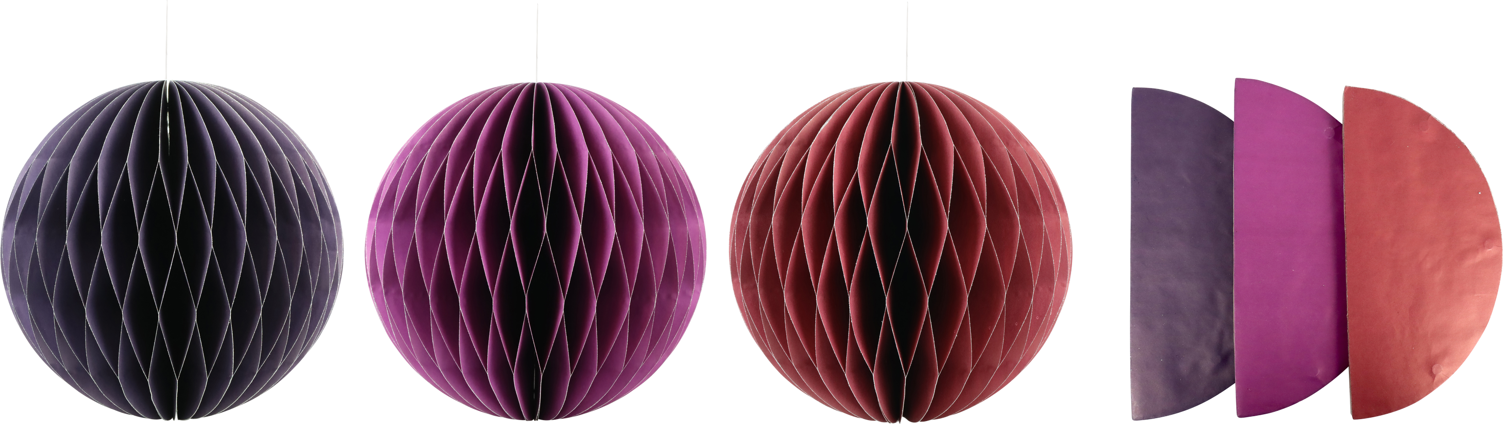 3777 BOLAS DECORATIVAS «HONEYCOMB» S/3