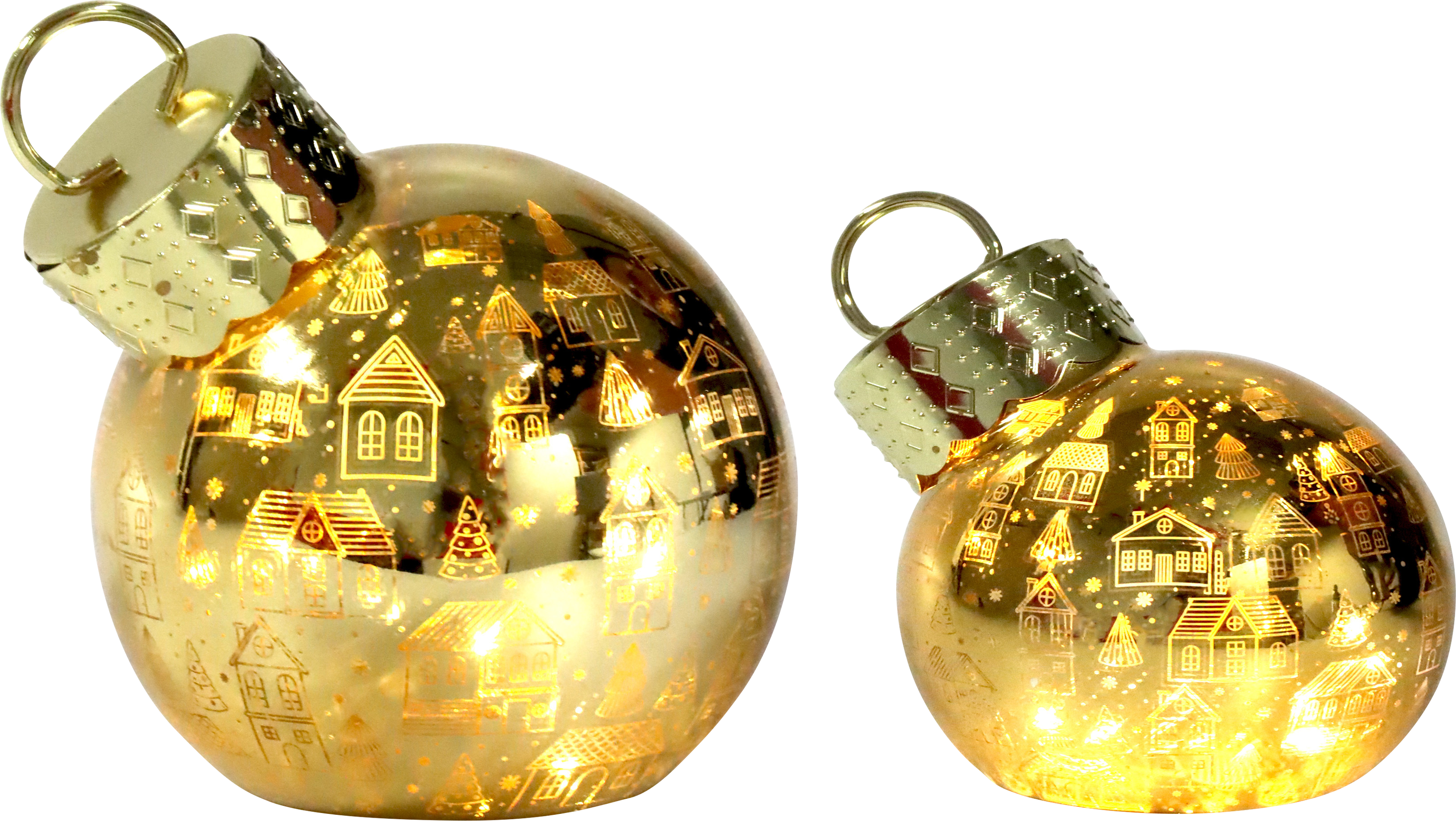 3915 BOULES DE VERRE  BRIGHT LIGHT  2P