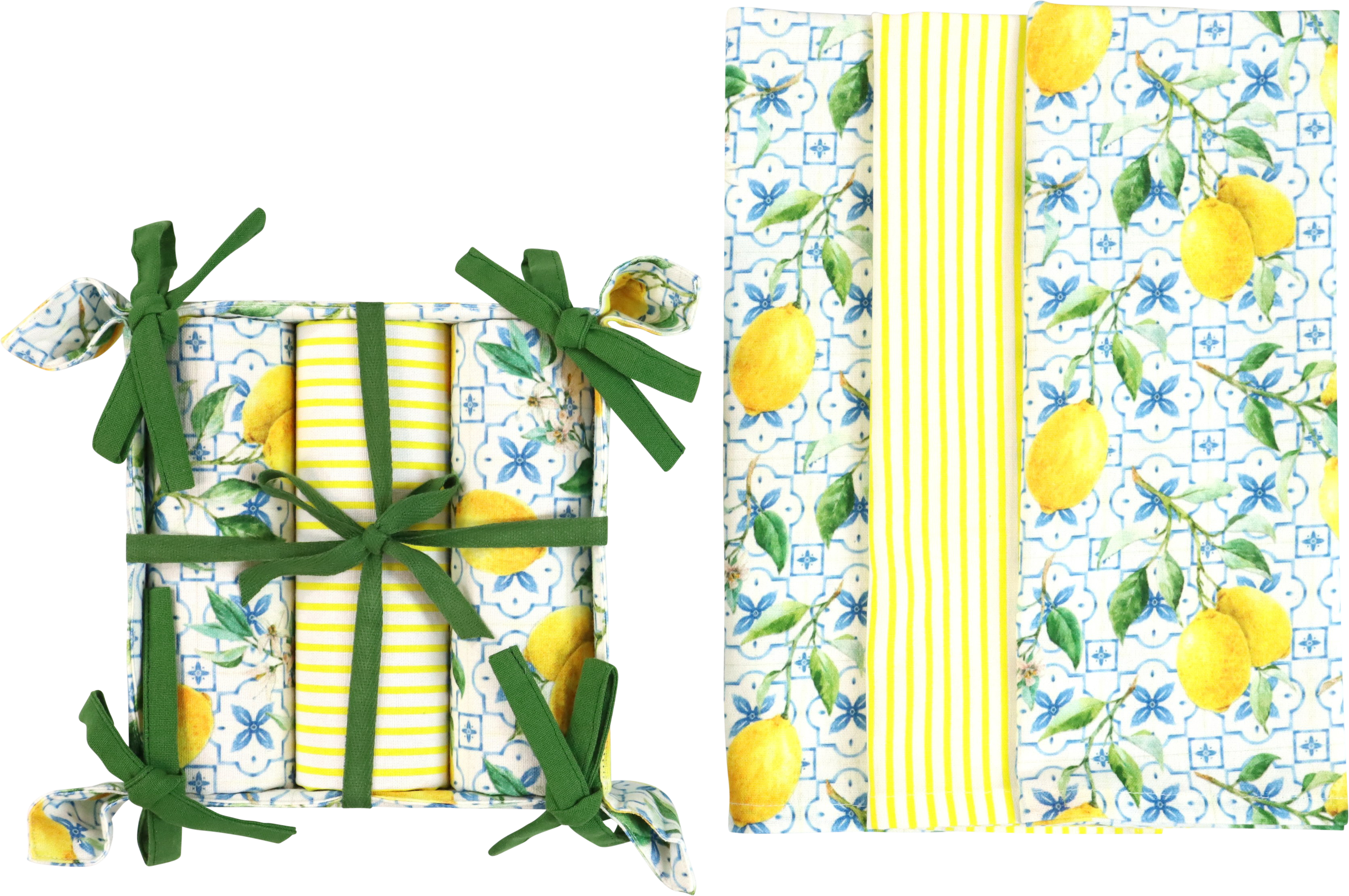 3966 STROFINACCI CESTO LIMONE  4PZ