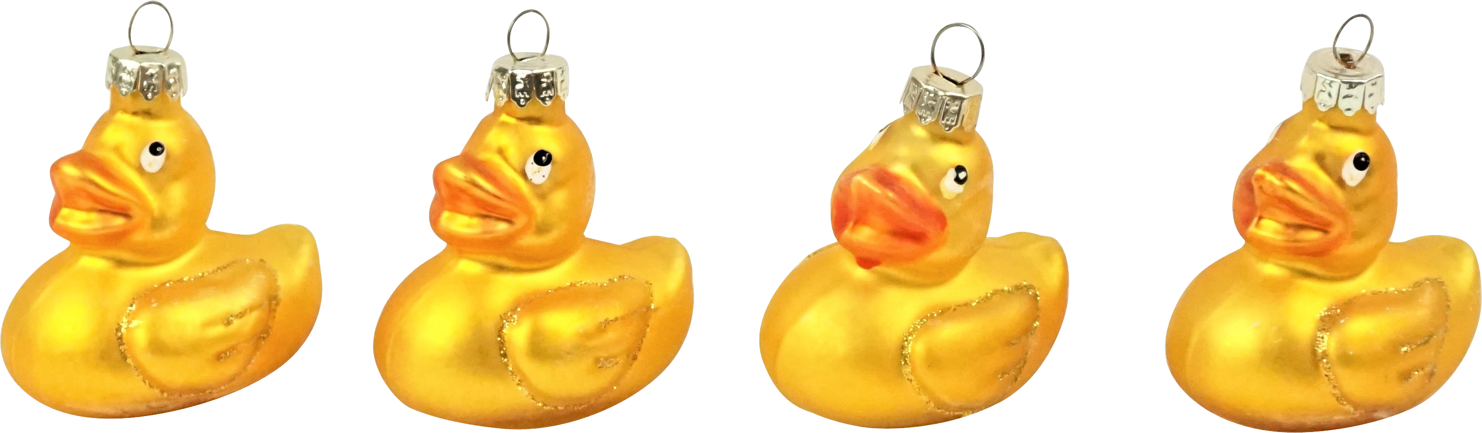4332 DECORACION EN VIDRIO  DUCKS  S/4