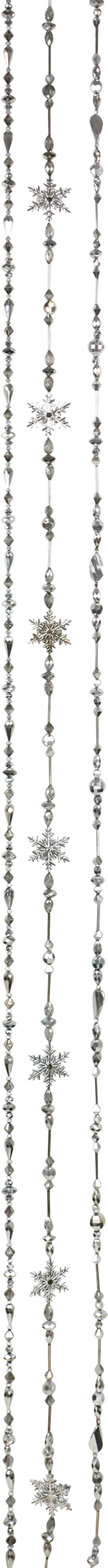 4336 GIRLANDEN SILVER SPARKLE  S/3