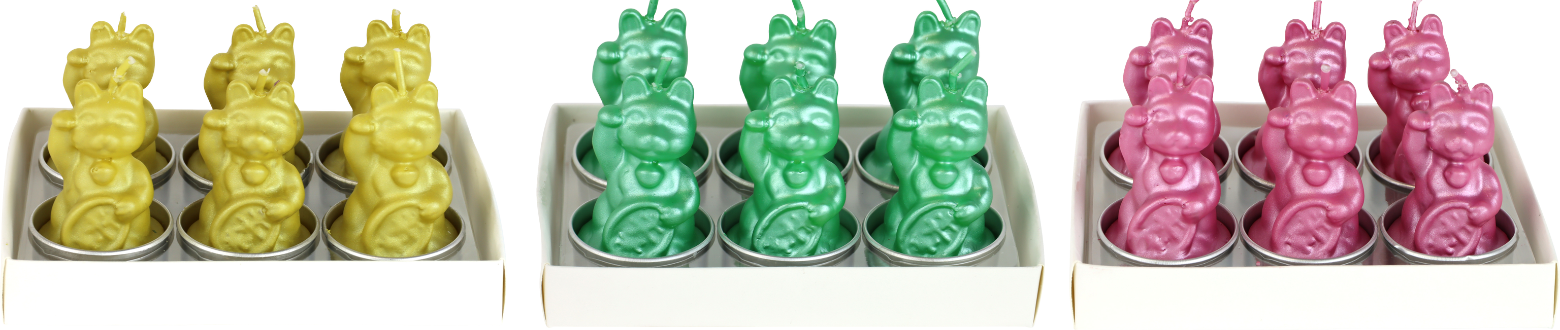 4400 BOUGIES -PLAT LUCKY CAT  18P