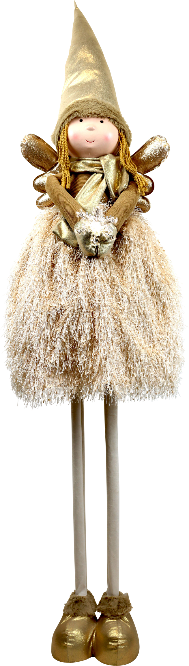 4575 FIGURA ÁNGEL LED CELESTE