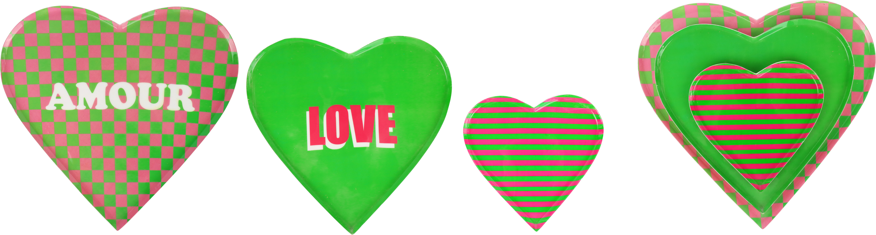 5015 OBLETS DE COEUR MESSAGE  3P