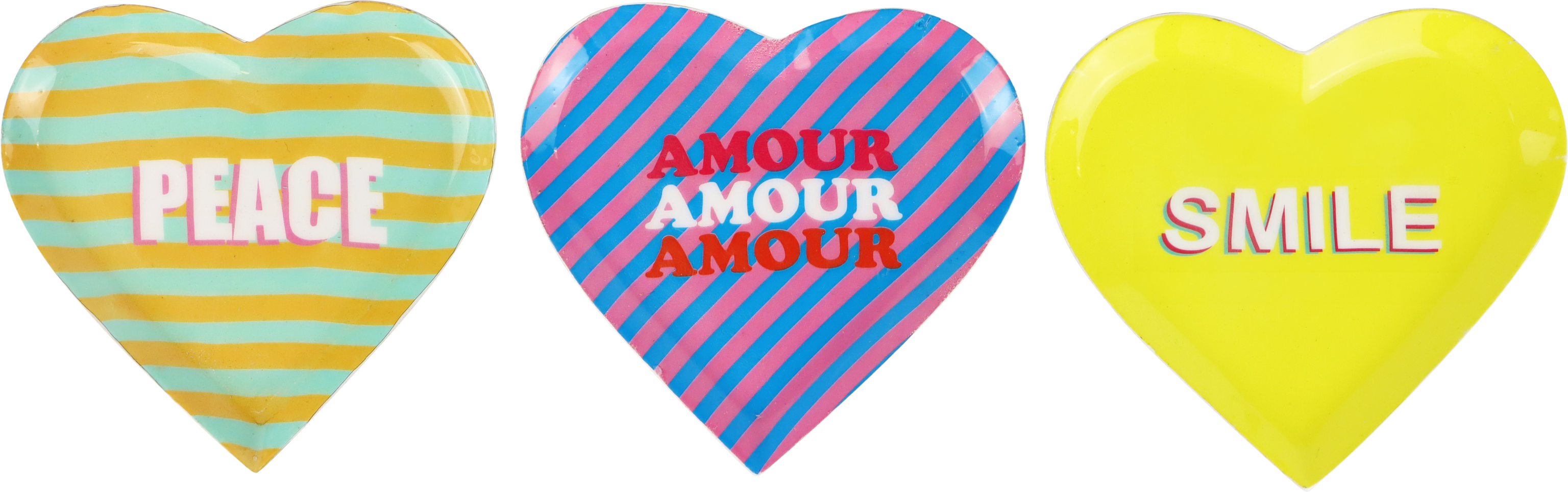 5024 PLATS DE COEUR MESSAGE  3P