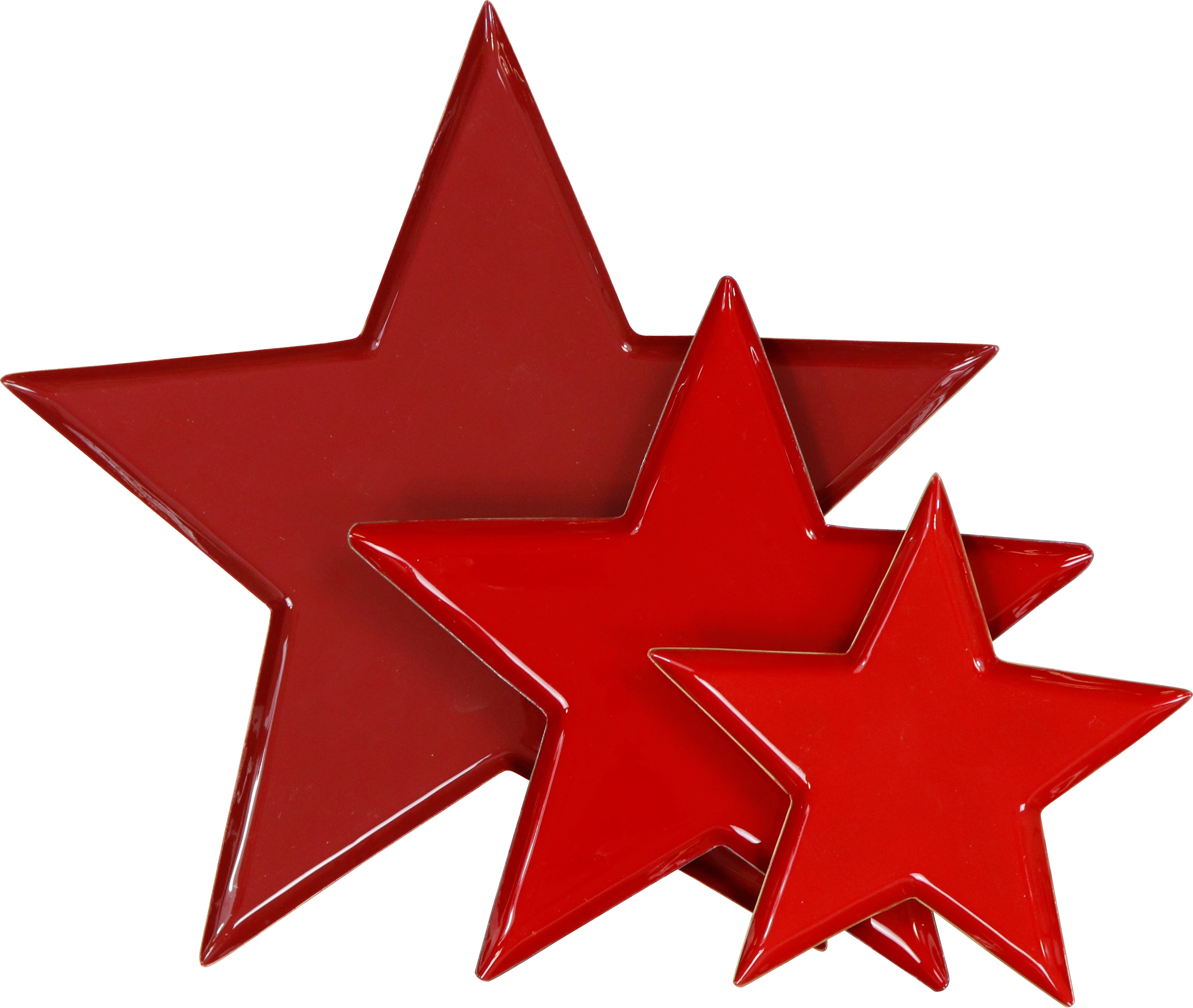 5025 BANDEJAS ESTRELLA  DELUXE  S/3