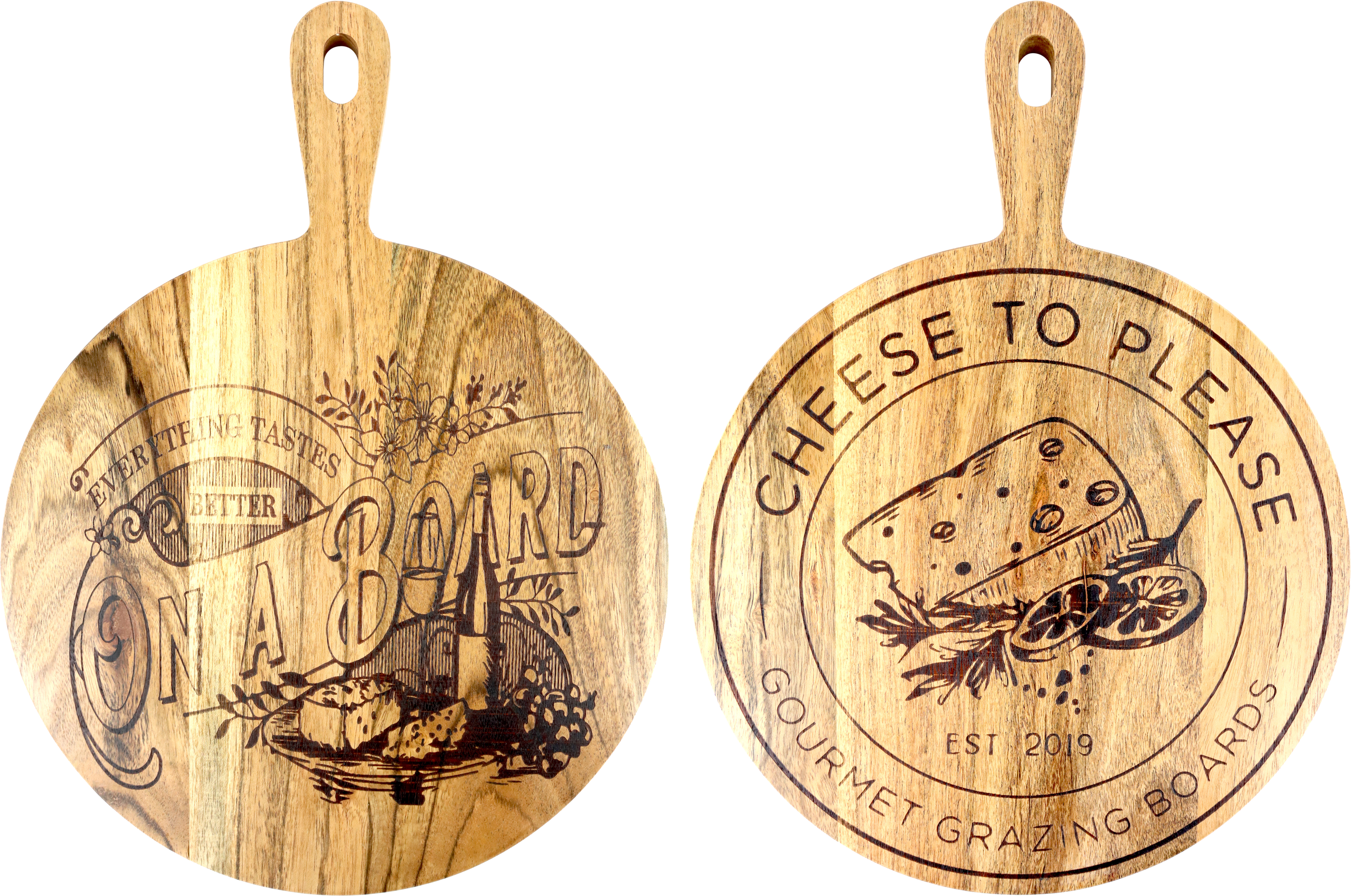 5034 PLANCHES EN BOIS BREAD&BUTTER  2P