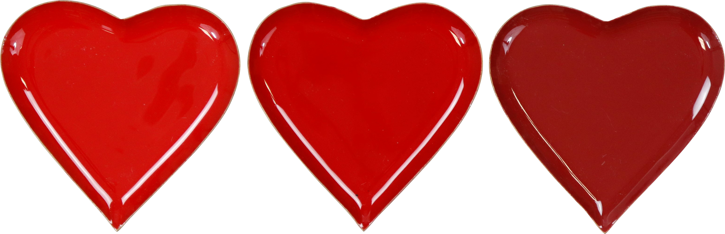 5068 BANDEJAS CORAZONES  DELUXE  S/3