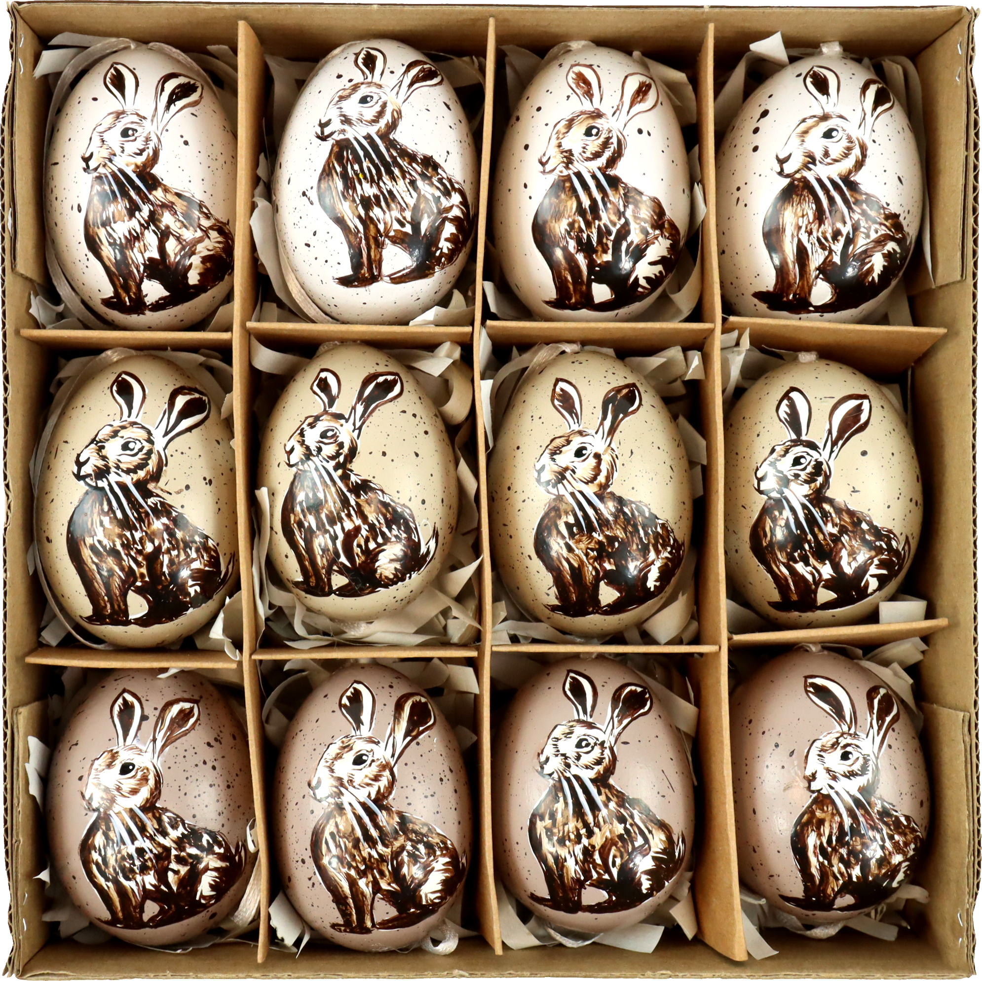 5323 EGGBOX COUNTRY BUNNY  S/12