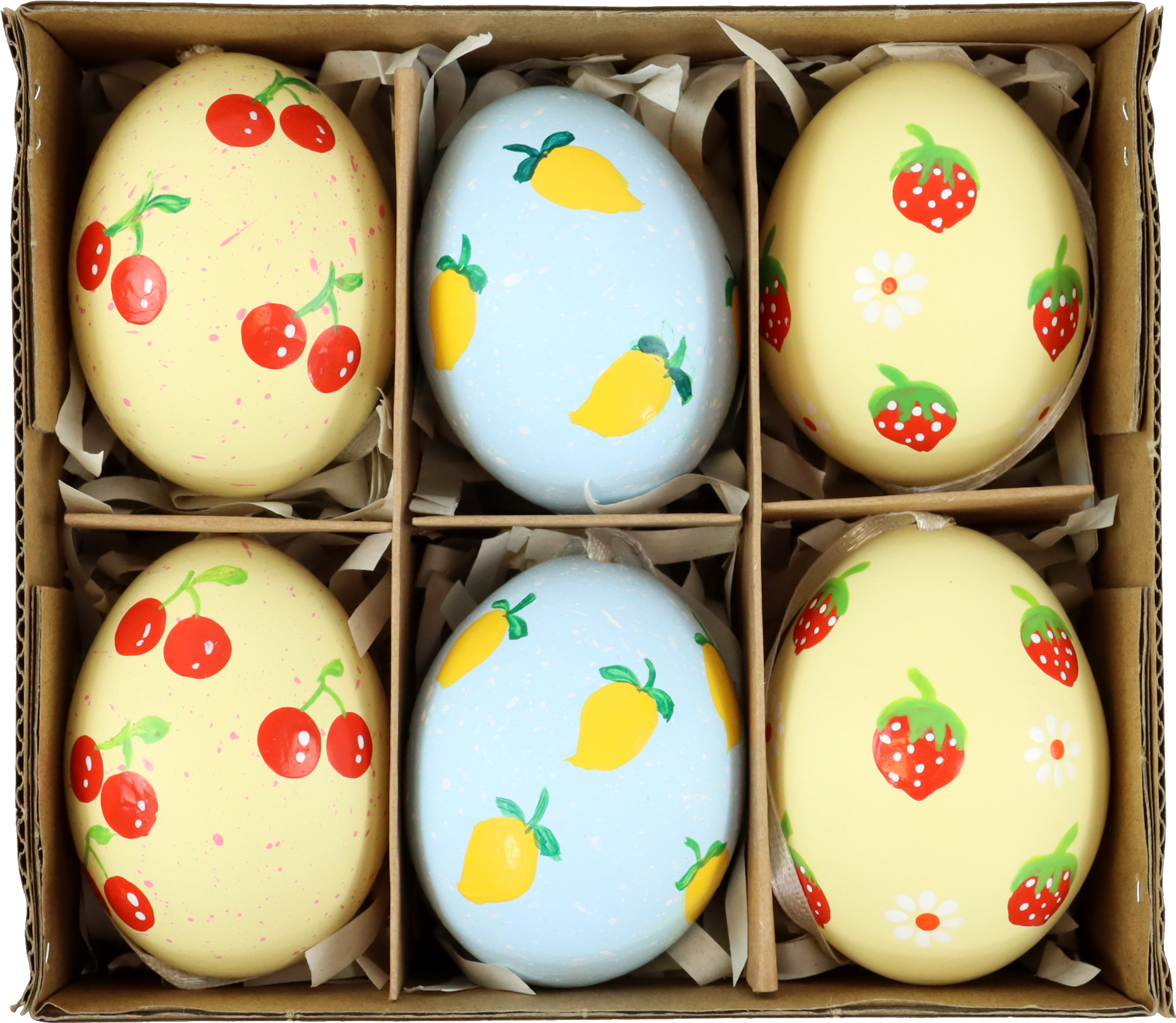 5325 EGGBOX FRUIT GARDEN  S/6
