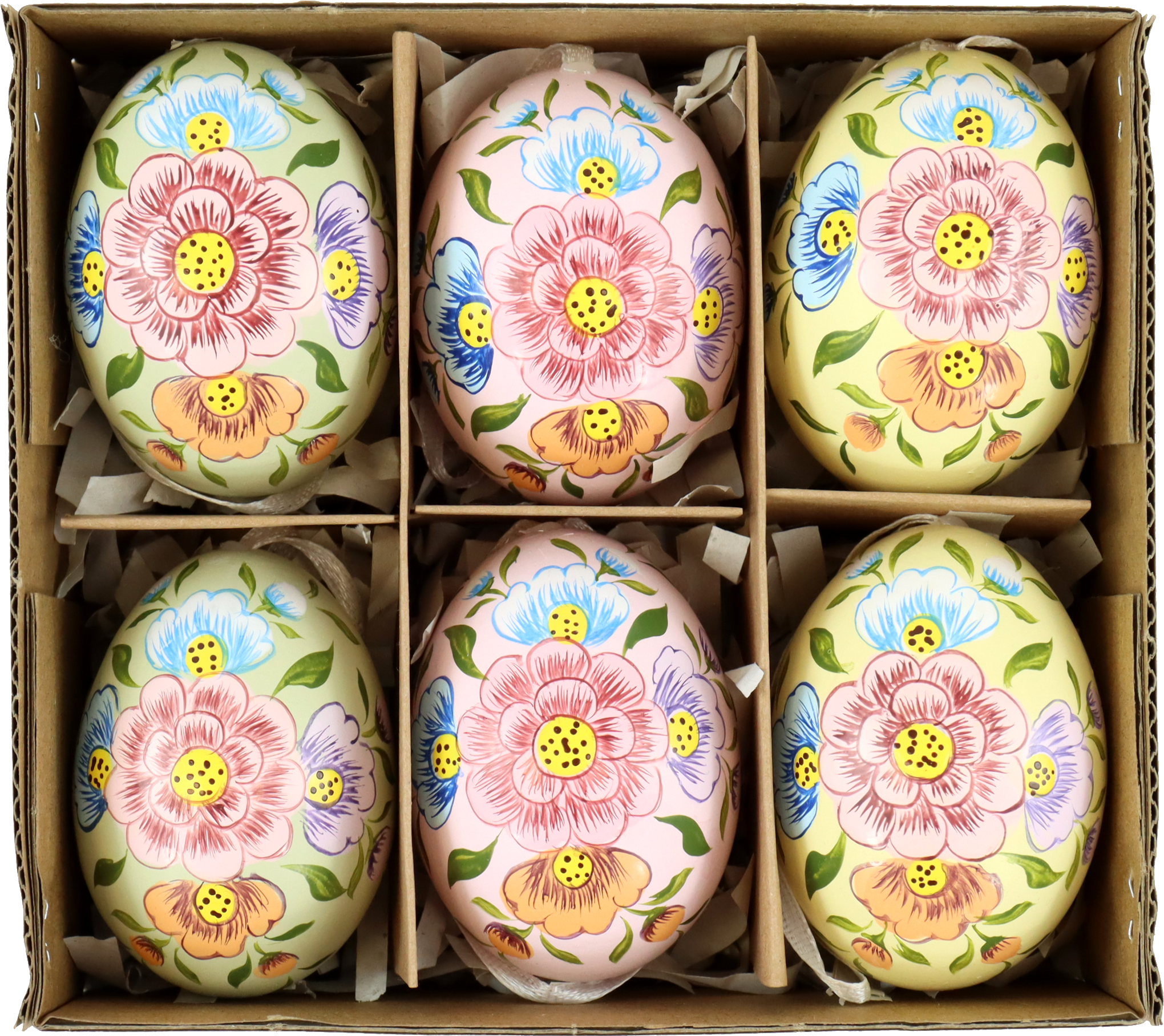 5329 EGGBOX FOLK BLOOM  S/6