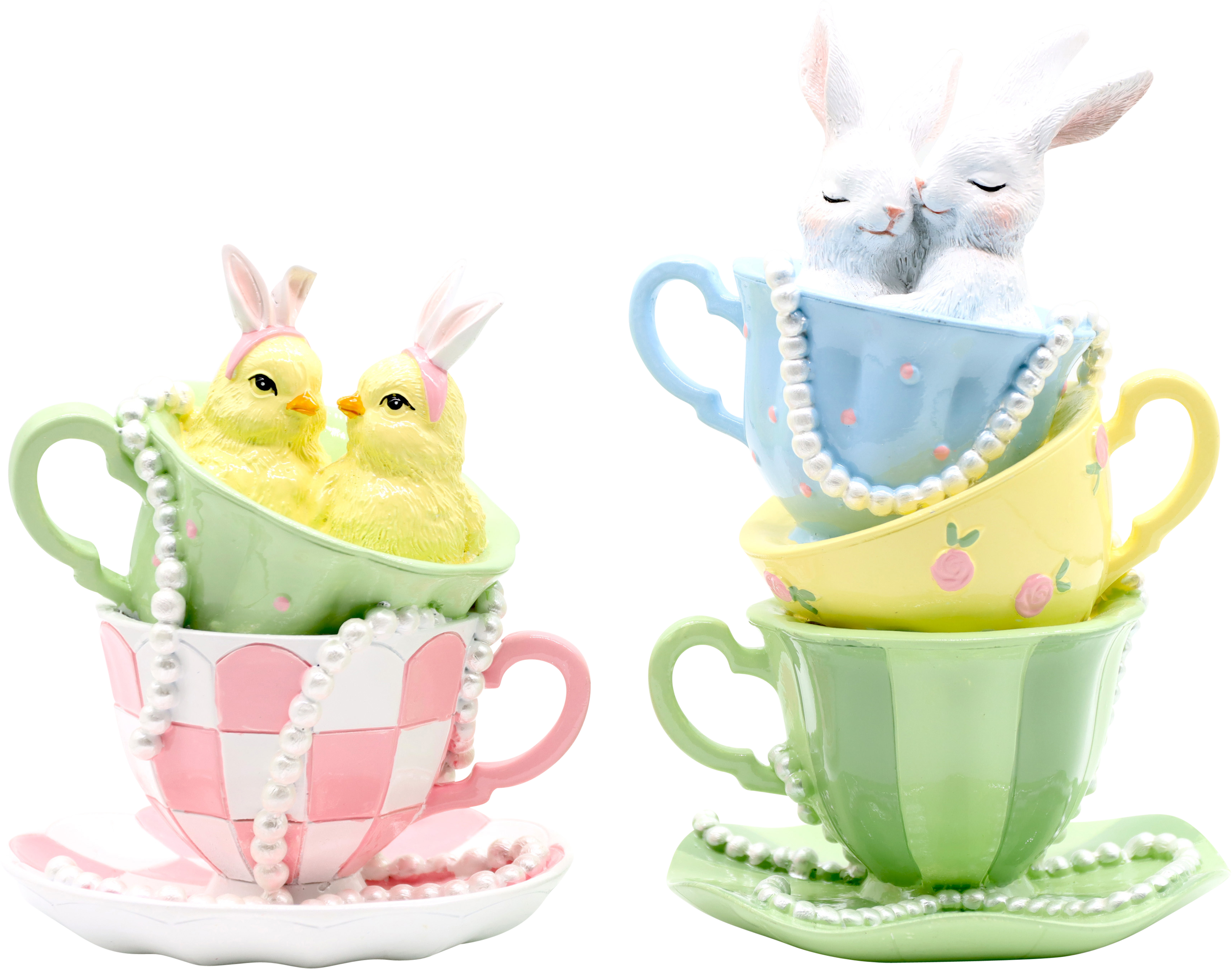 5464 OBJETS POUR TASSES BUNNYVILLE  2P