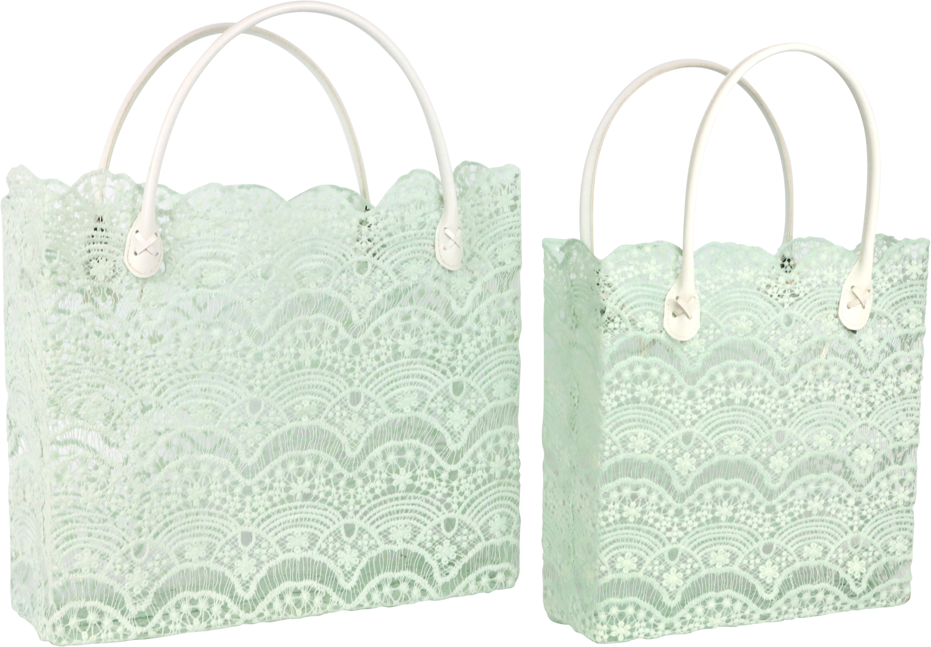 5618 PANIERS EN OSIER  LACE  2P