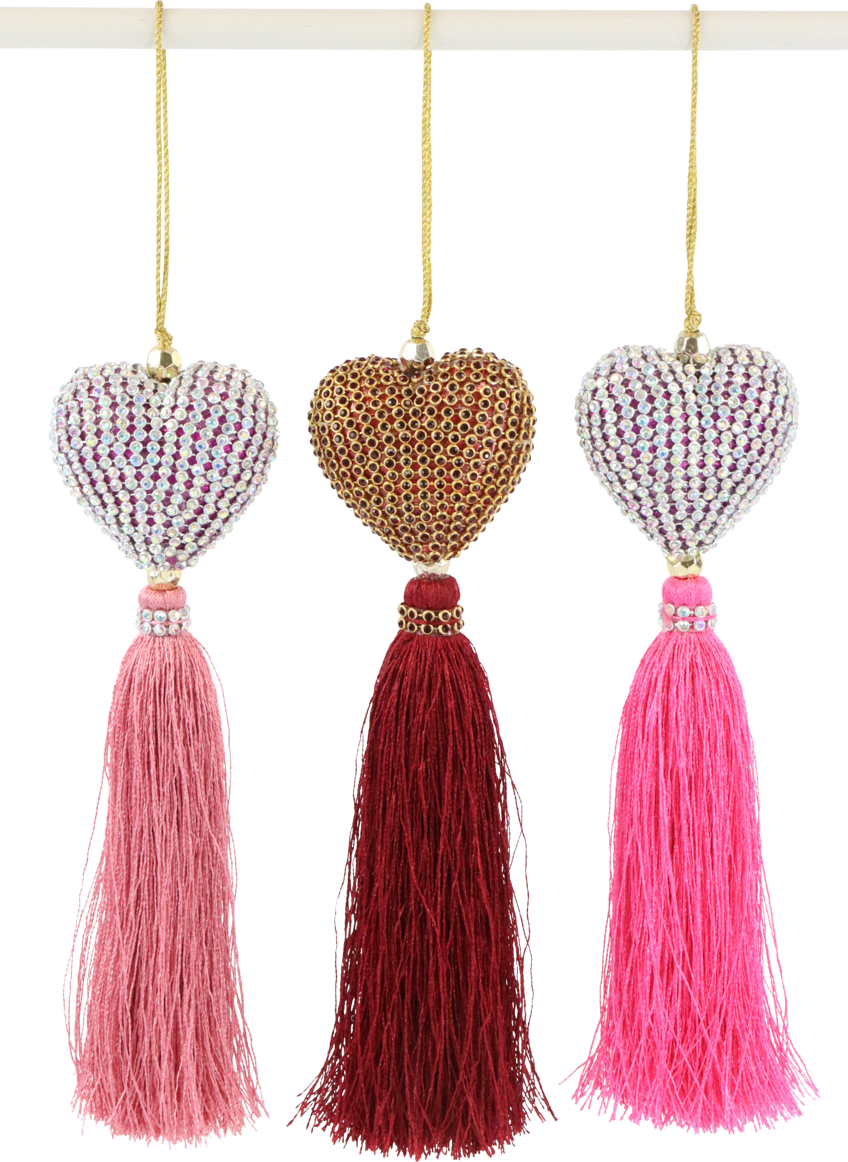 6158 TASSELS HEARTFUL REFLECTIONS  S/3