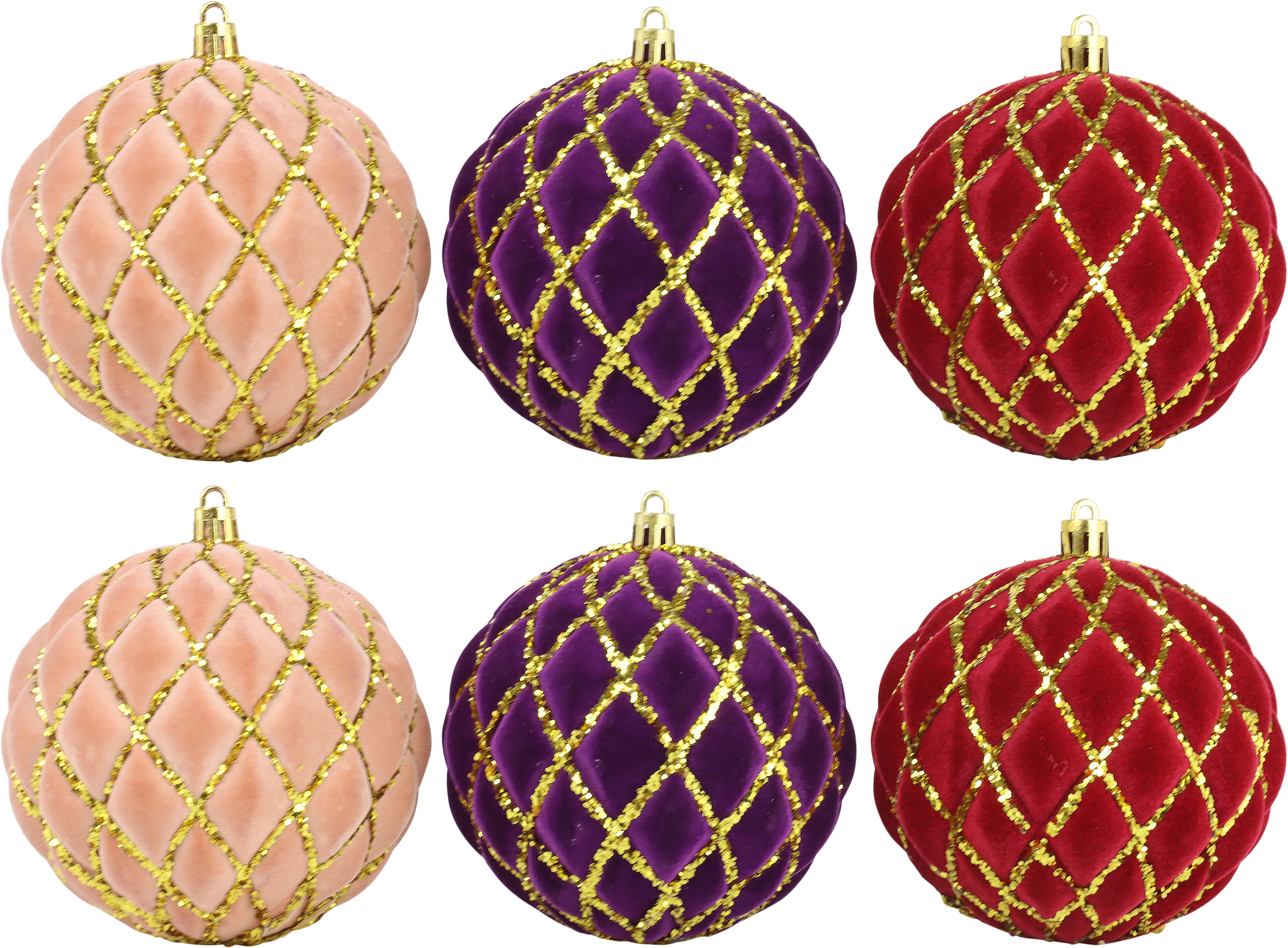 6387 BOUGES EN SAMETTE VELVET GLOW  6P