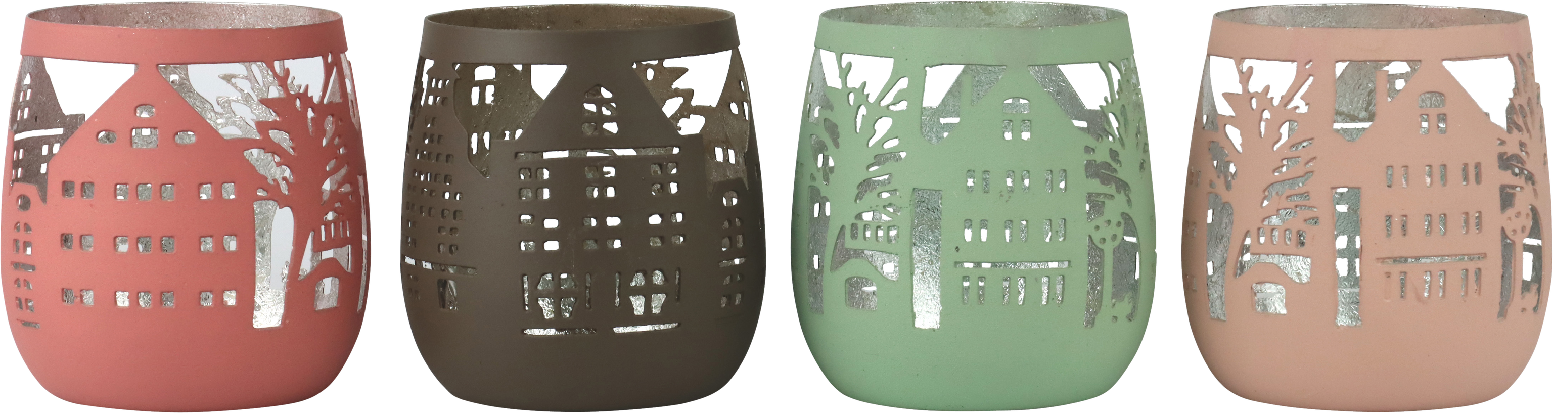 6408 LAMPES DE TABLE CITY GLOW  4P