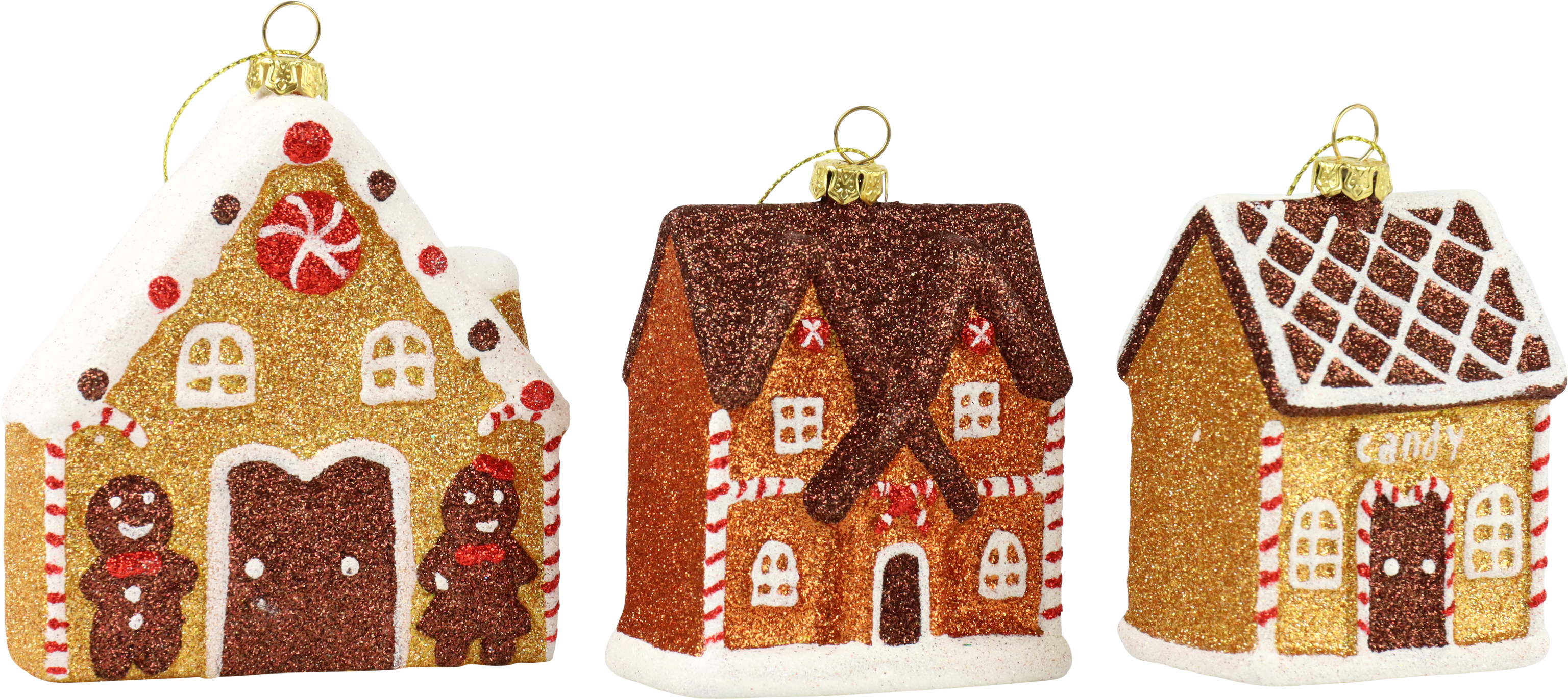 6490 PENDENTIFS DÉCO « MAISONS » 3P