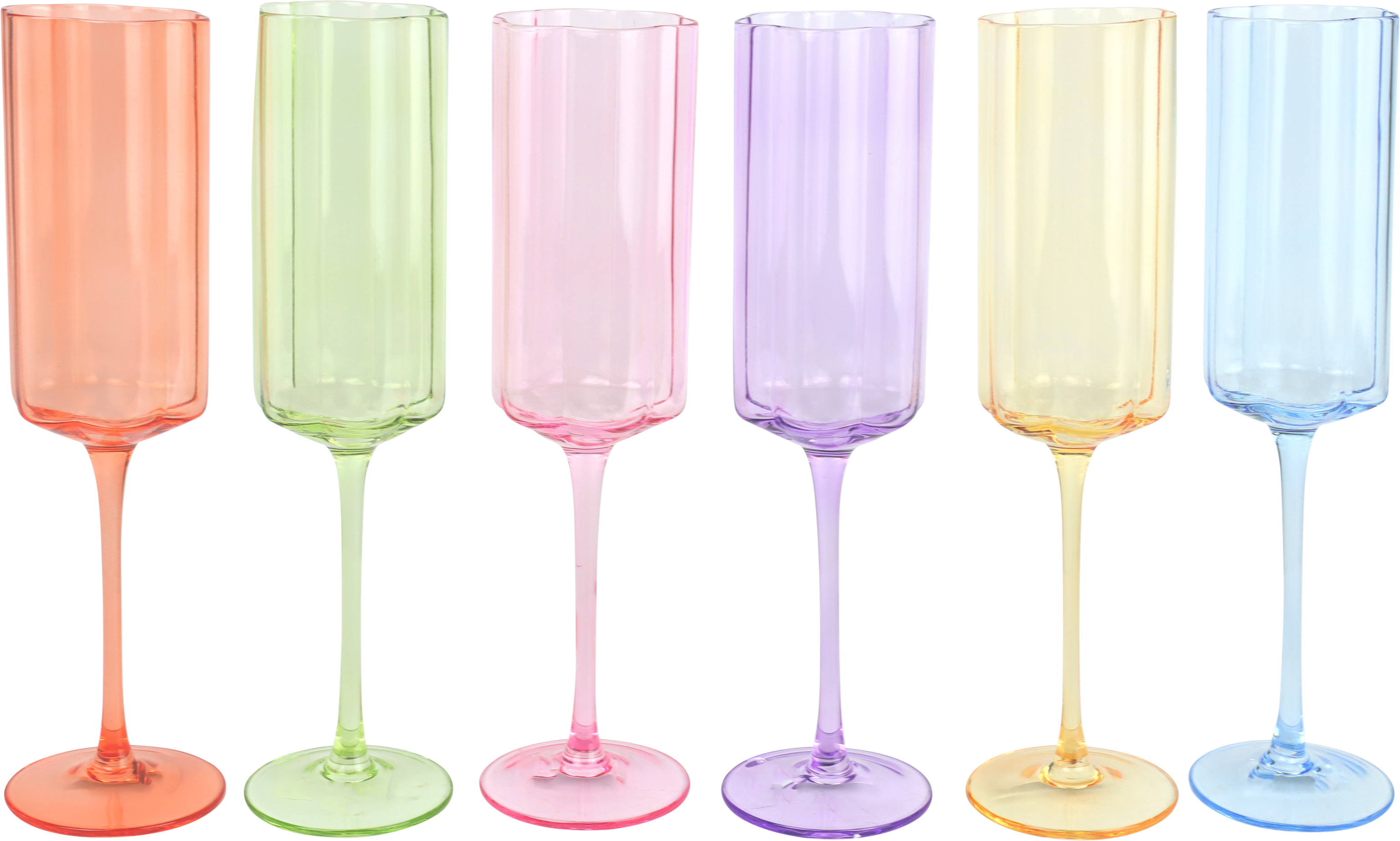 6980 VERRE À SECTEU BLOOMING GRACE  6P