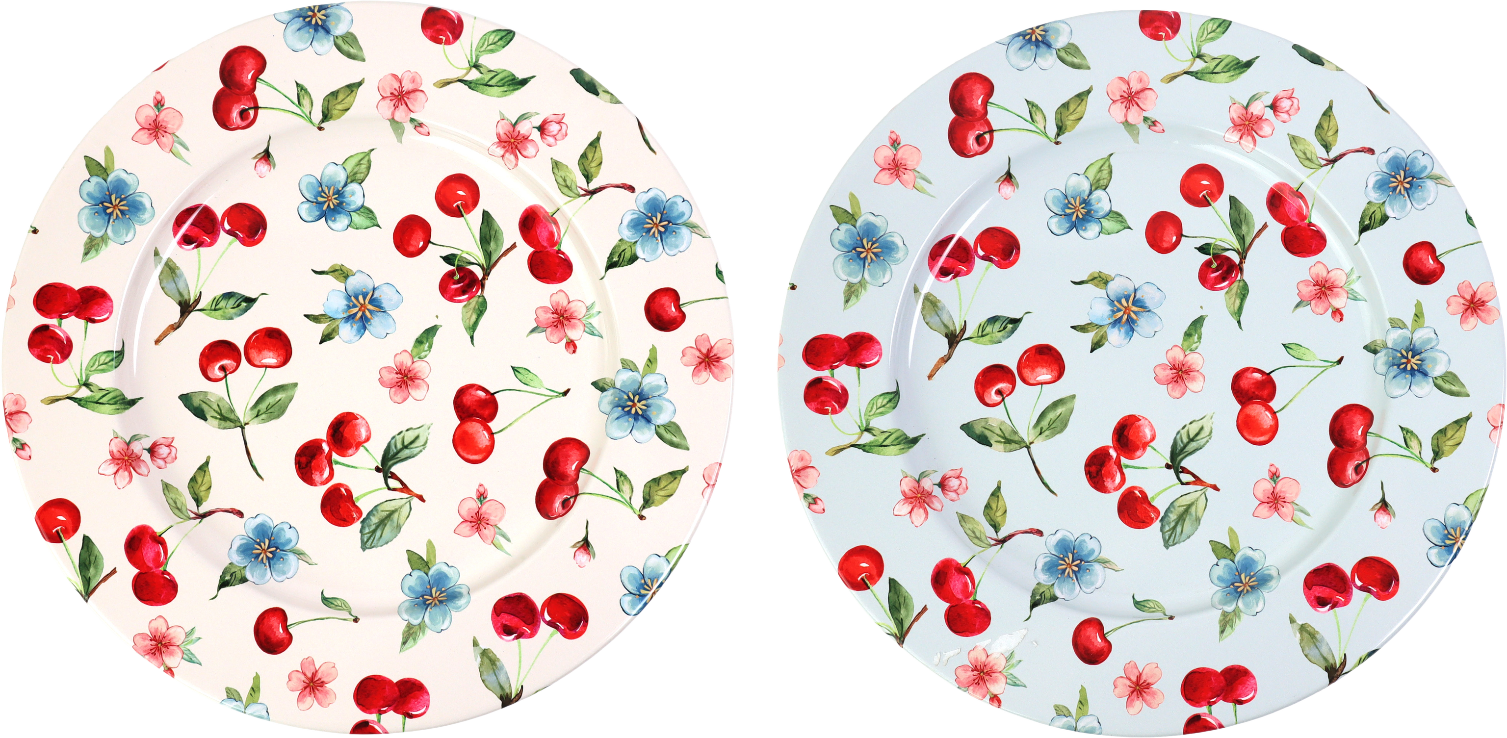 7343 ASSIETTE CHERRY BLOOM  2P