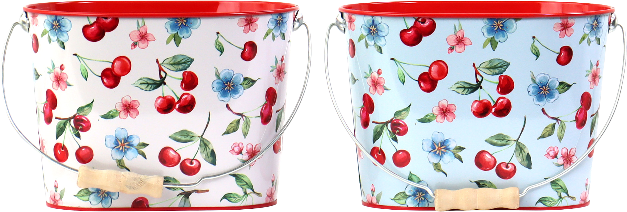 7345 SEAU À ANSES CHERRY BLOOM  2P