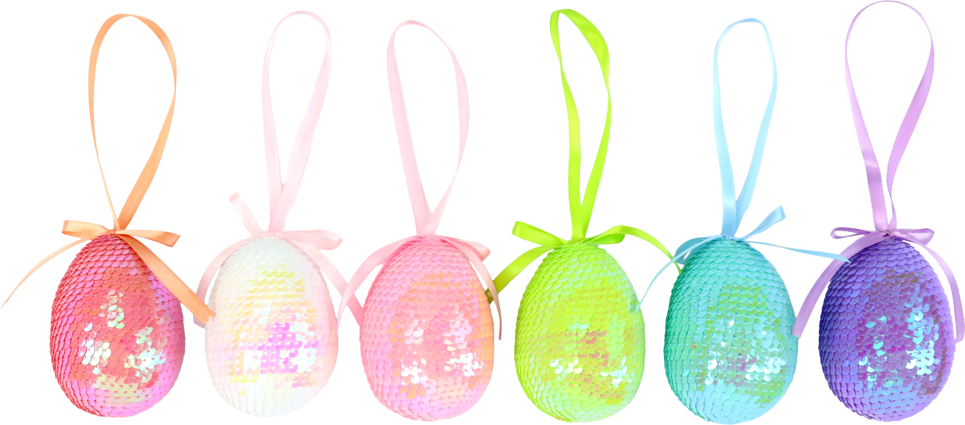 7372 SEQUINEGGS  EASTER GLAM  S/6