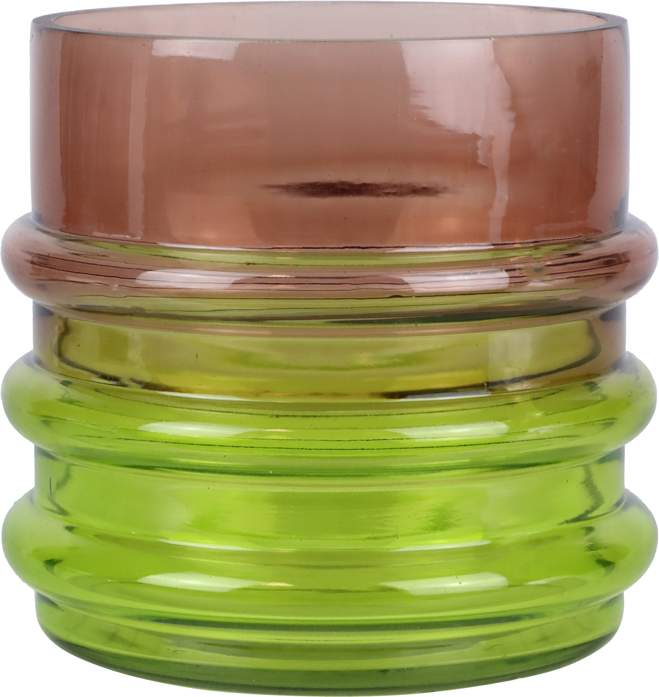 7487 VASE EN VERRE GREEN HARMONY