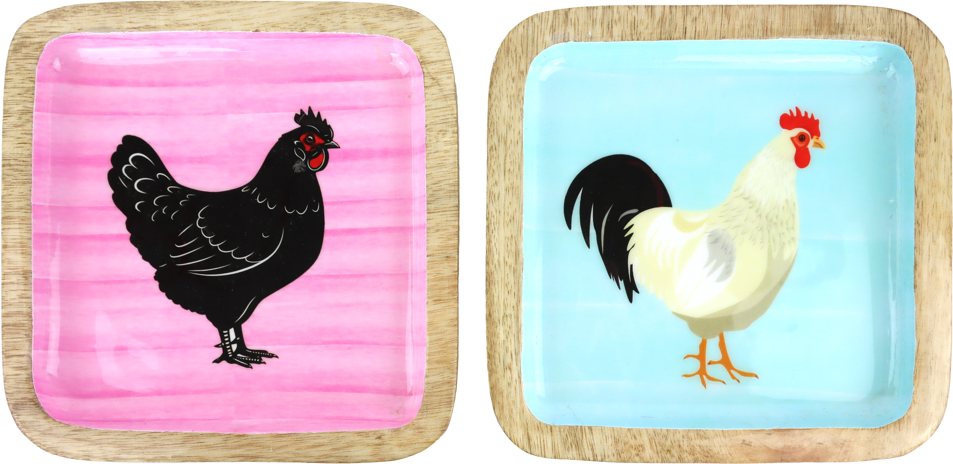 7533 ASSIETTES DE SERVICE KIKERIKI 2P